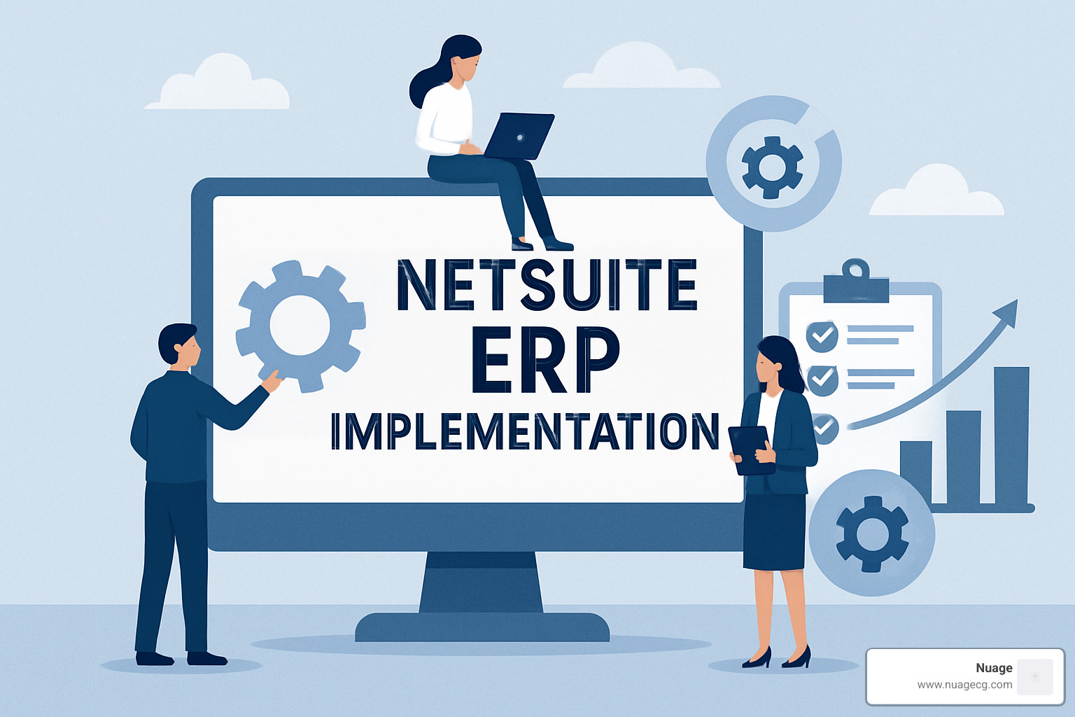 NetSuite ERP dashboard showing integrated modules for finance, inventory, CRM, and analytics - NetSuite ERP implementation