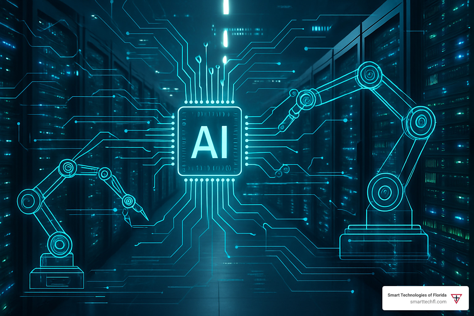 AI-powered data center with automated management systems - IT infrastructure solutions