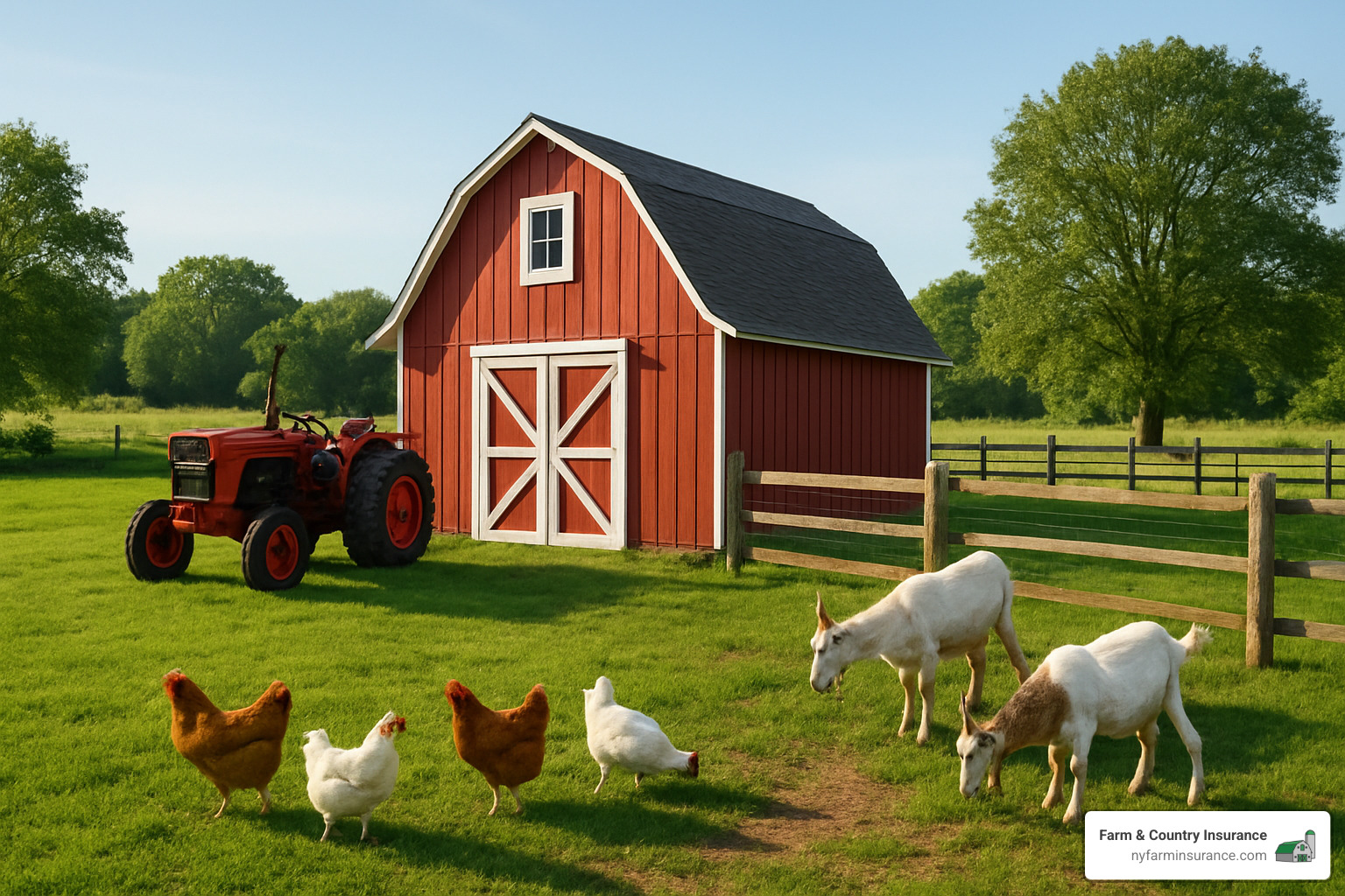 0667e2e7acf88dd54c0b80a5ad6f014276db43f9 Farm Fire Insurance Explained: Protecting Your Livelihood Learn how farm fire insurance protects your property, equipment, and livelihood. Get key coverage tips and risk reduction strategies. small hobby farm with barn and equipment - farm fire insurance