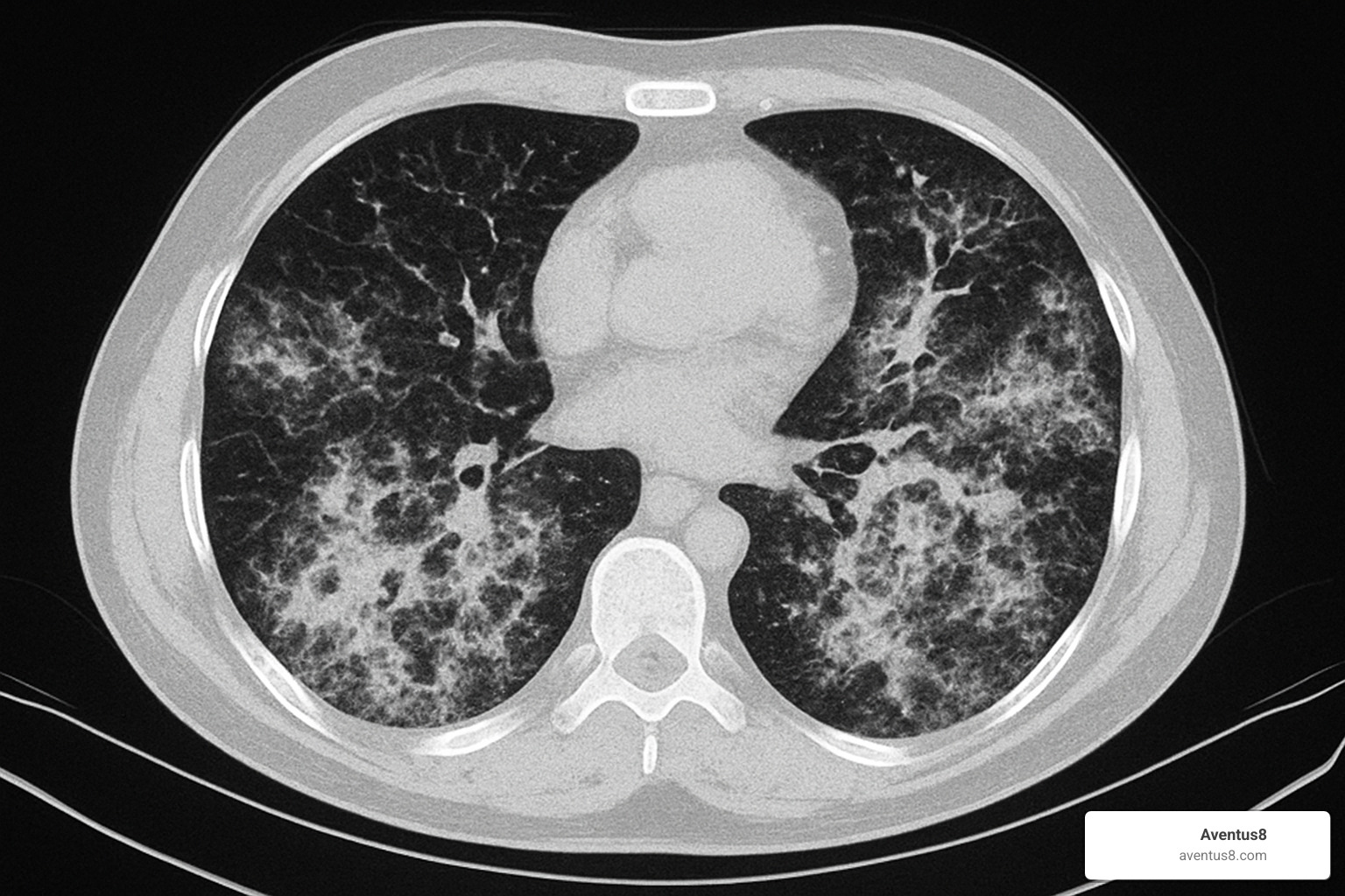 Lung CT scan showing damage from vaping - are legal thc vape cartridges safe