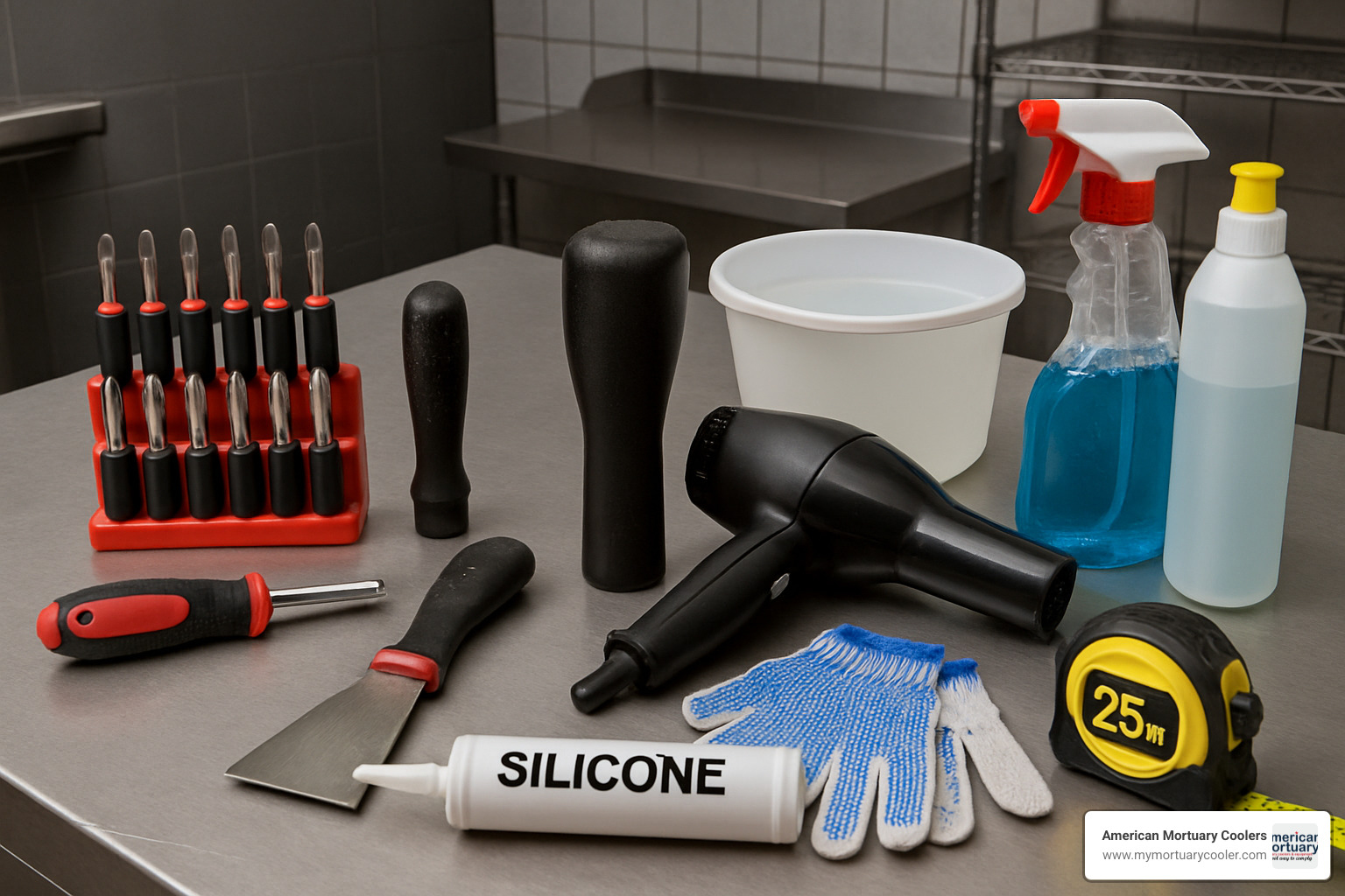 Tools needed for walk-in freezer door gasket replacement - walk in freezer door gaskets