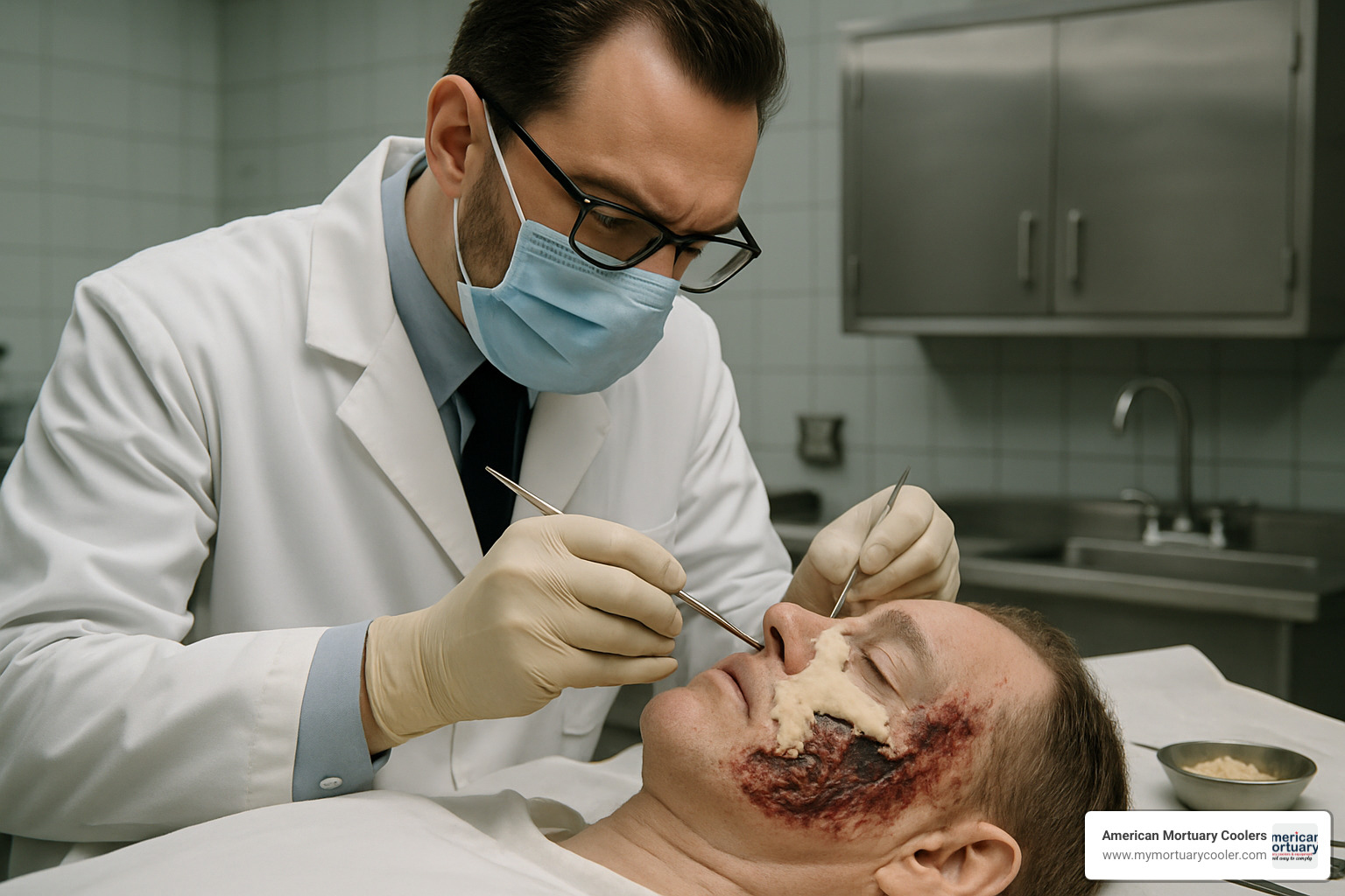trauma reconstruction in mortuary embalming - Mortuary Embalming