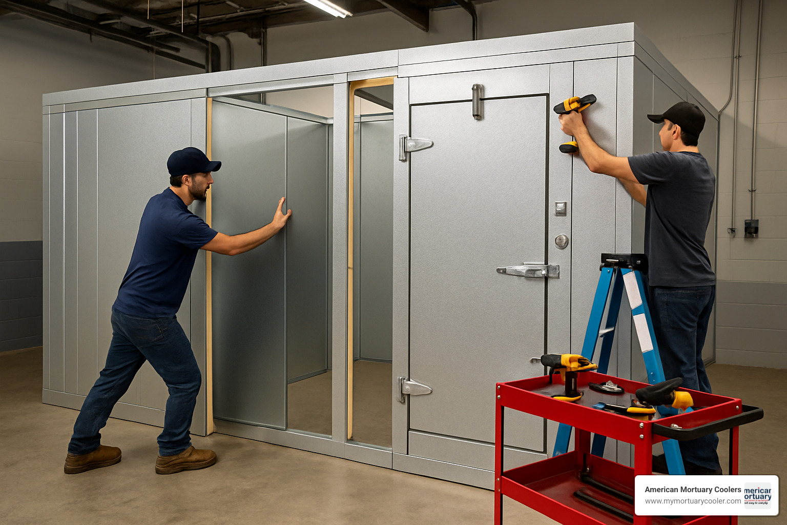 Custom walk-in refrigeration unit installation - walk in refrigeration unit
