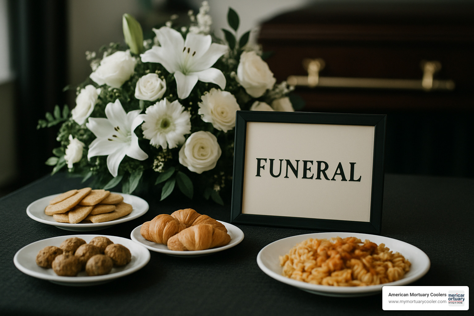 Different types of funeral tables - funeral table