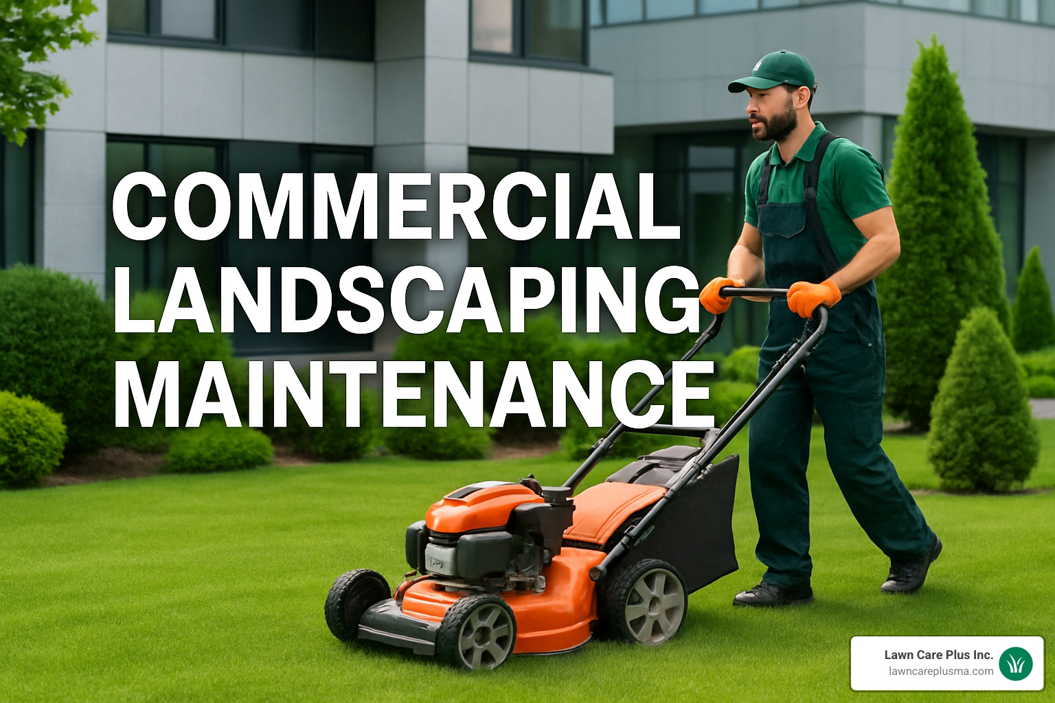 Property manager reviewing commercial landscape maintenance proposal - commercial landscaping maintenance