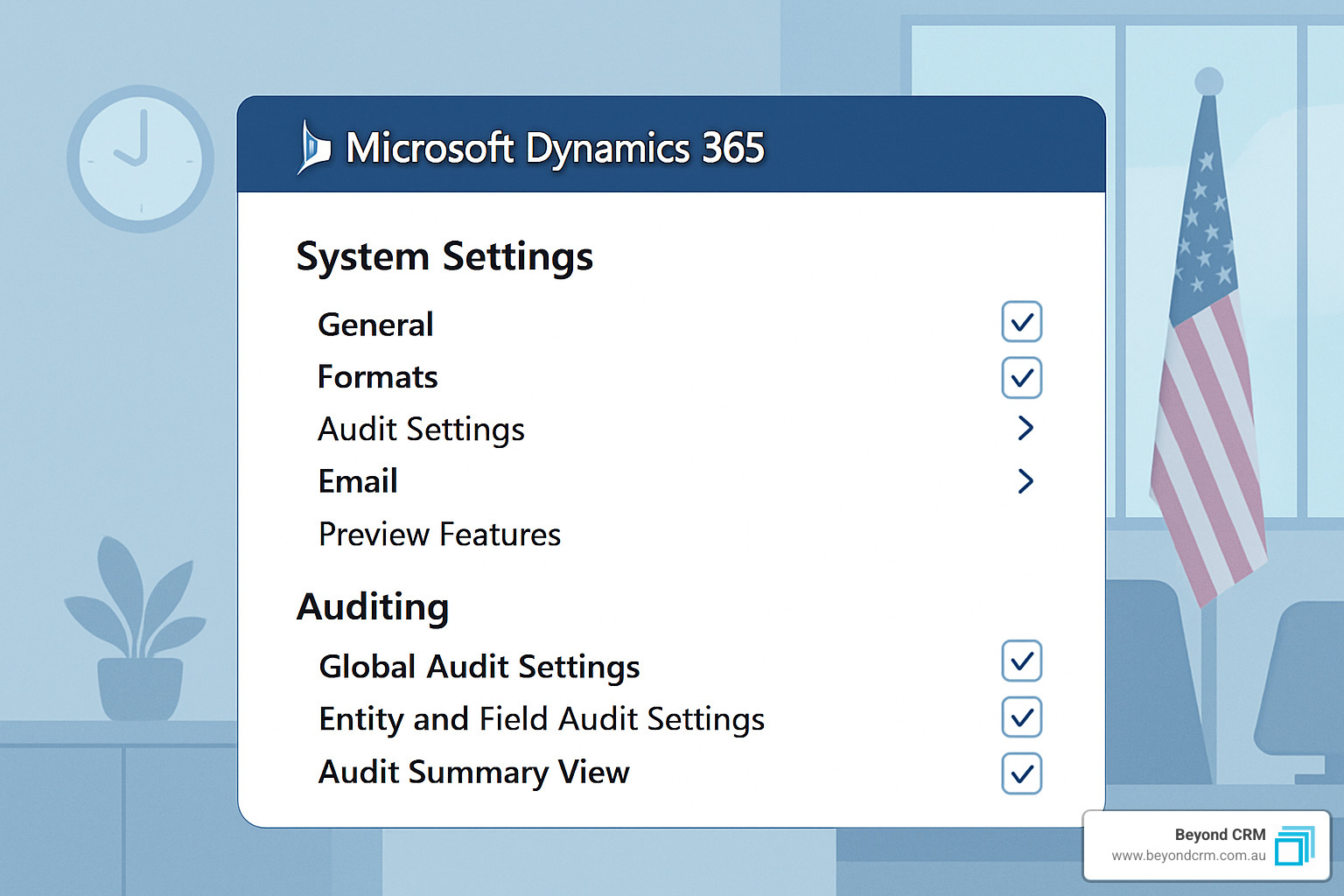 Dynamics 365 configuration settings - Dynamics CRM data management