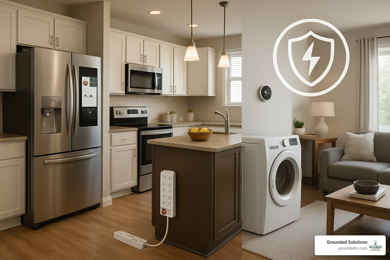 smart home appliances protected by surge protection - Home surge protection system