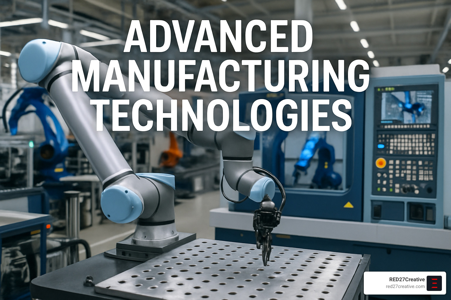 Manufacturing Smarter, Not Harder – Advanced Tech You Need • Advanced manufacturing technologies • RED27Creative Digital twin dashboard showing real-time manufacturing data - Advanced manufacturing technologies