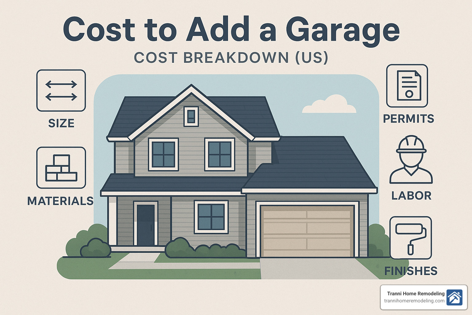 cost breakdown for garage addition - Garage Addition for Home