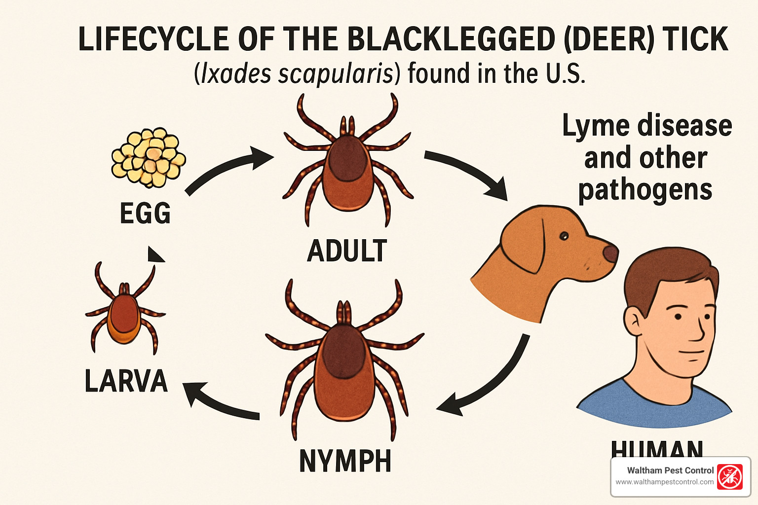 tick lifecycle and disease transmission - tick spray services