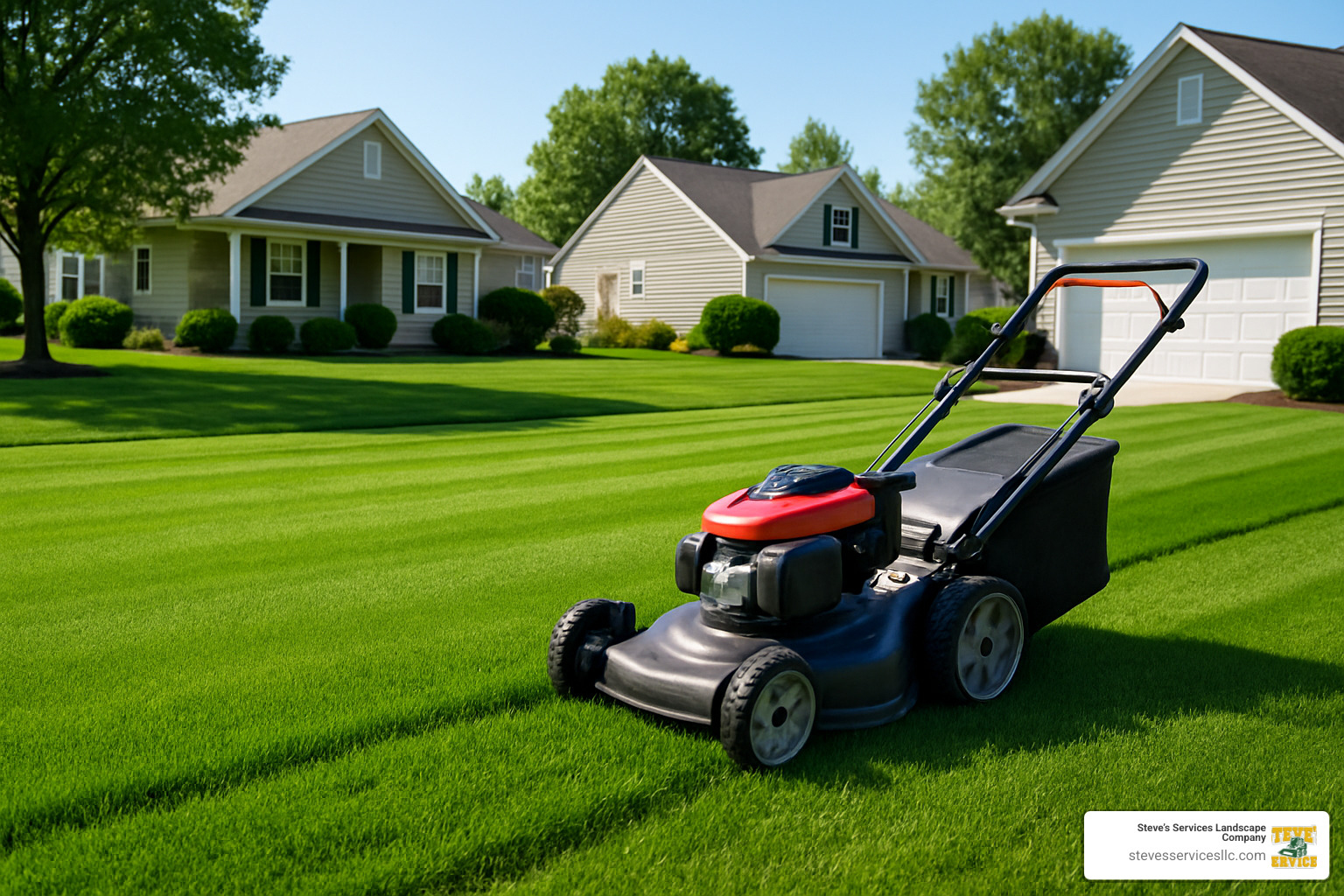 established lawn being mowed - How to fertilize new sod