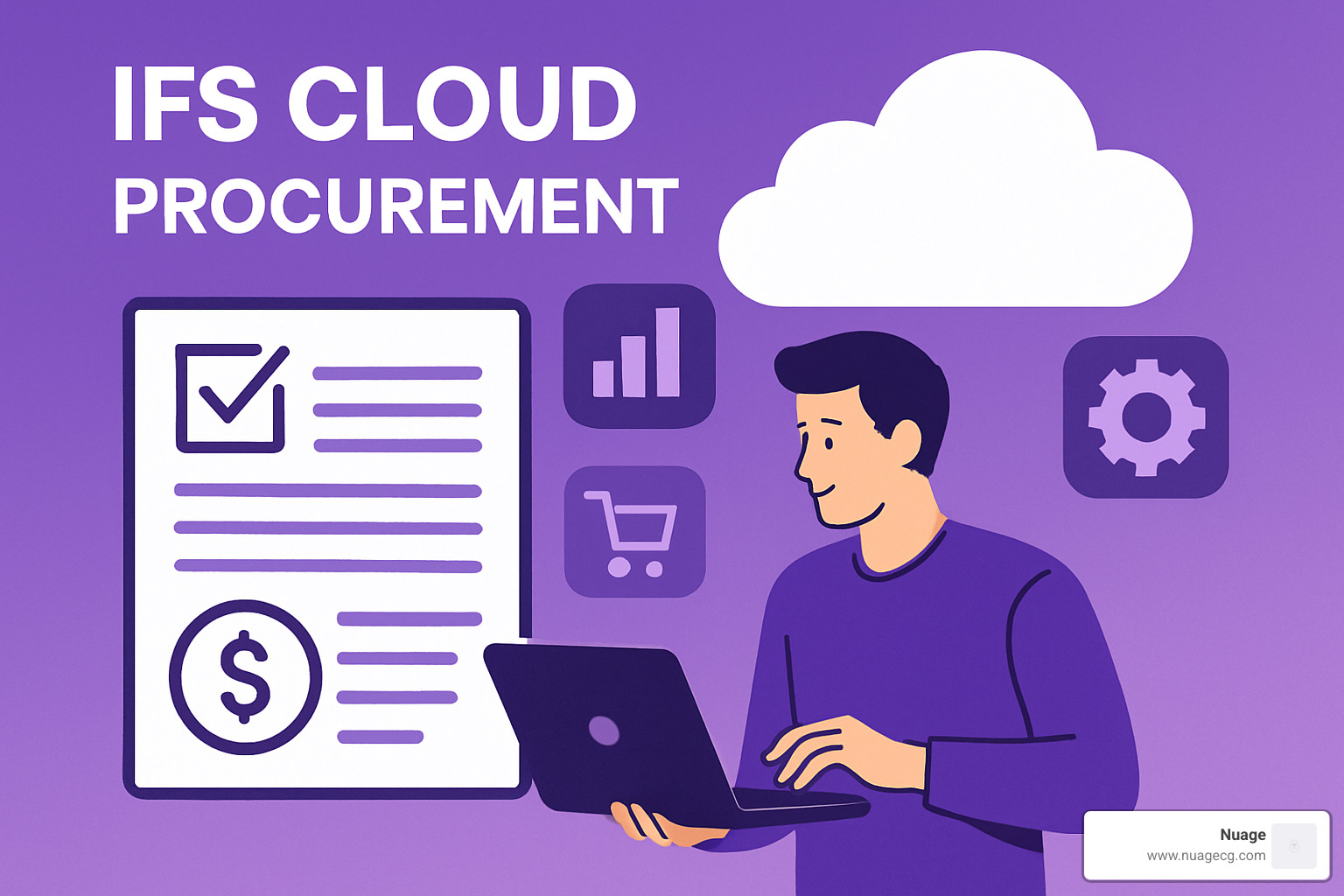 Sustainability and compliance dashboard showing supplier ESG metrics - ifs cloud procurement