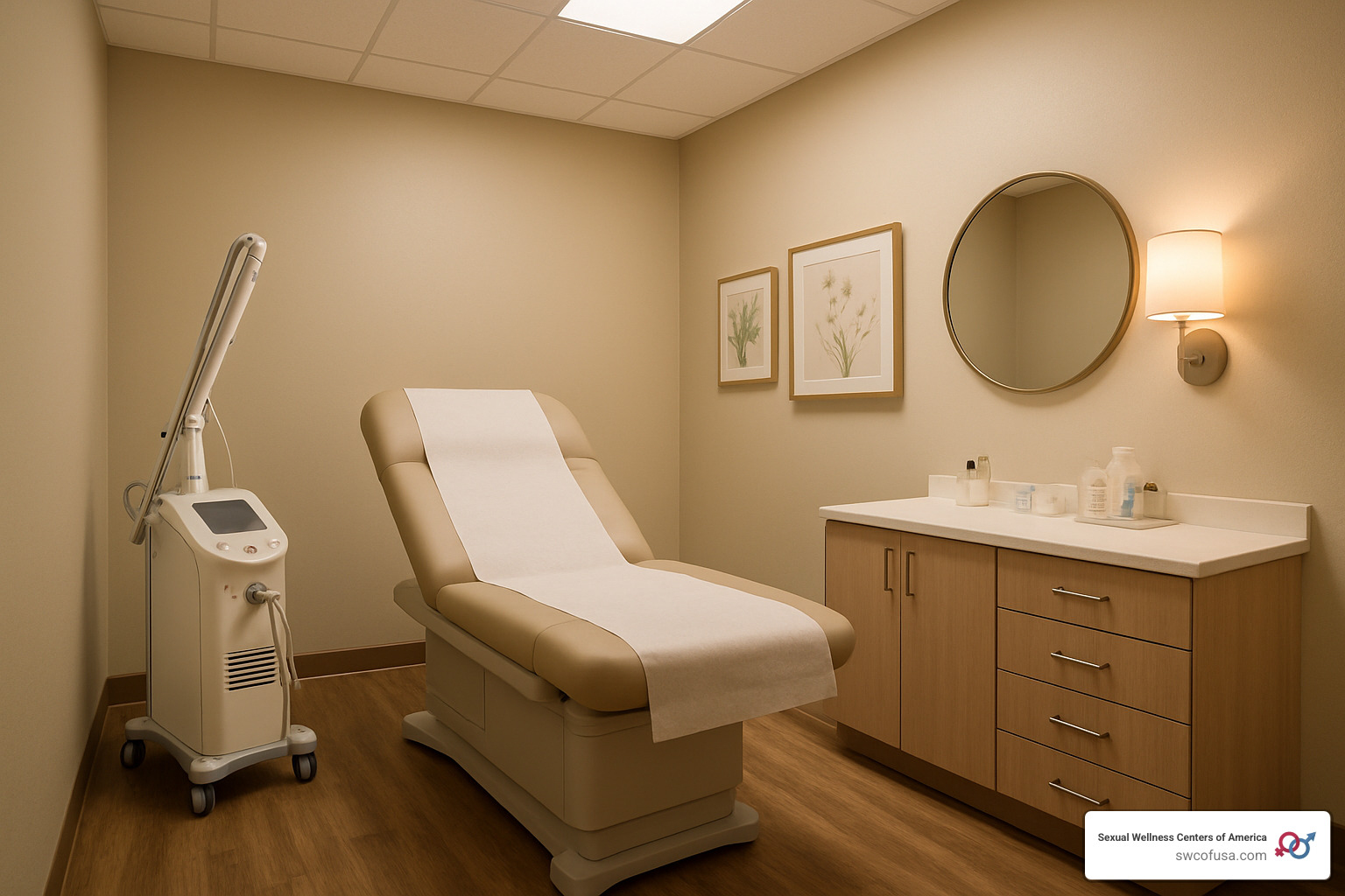 treatment room for vaginal rejuvenation - non surgical vaginal rejuvenation