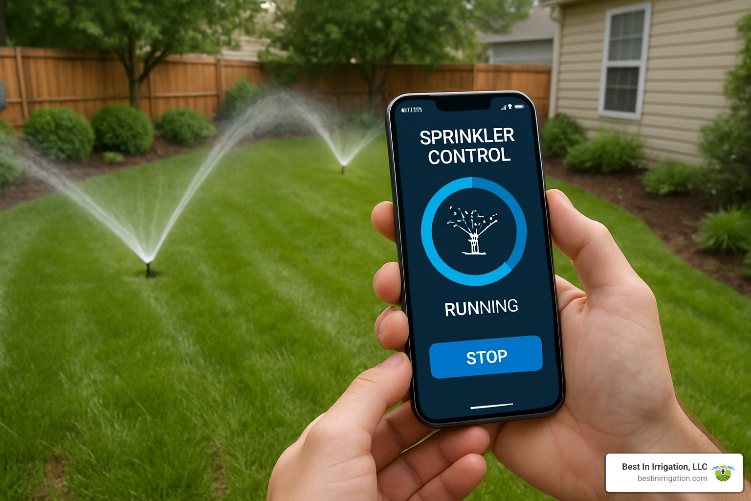 Smart phone controlling sprinkler system - best automatic sprinkler heads