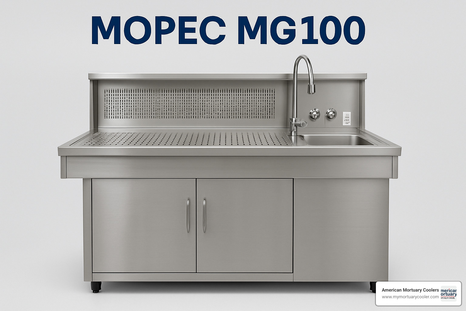 Technician servicing a Mopec MG100 - mopec mg100