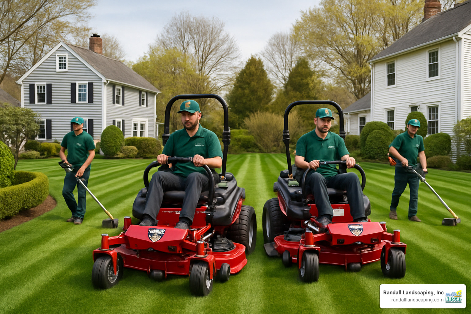 professional lawn care equipment - Lawn mowing Salem NH