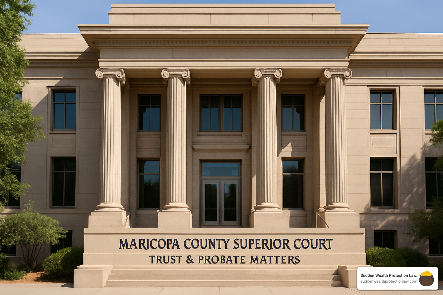Arizona courthouse where trust matters are adjudicated - what is a trustee in a will