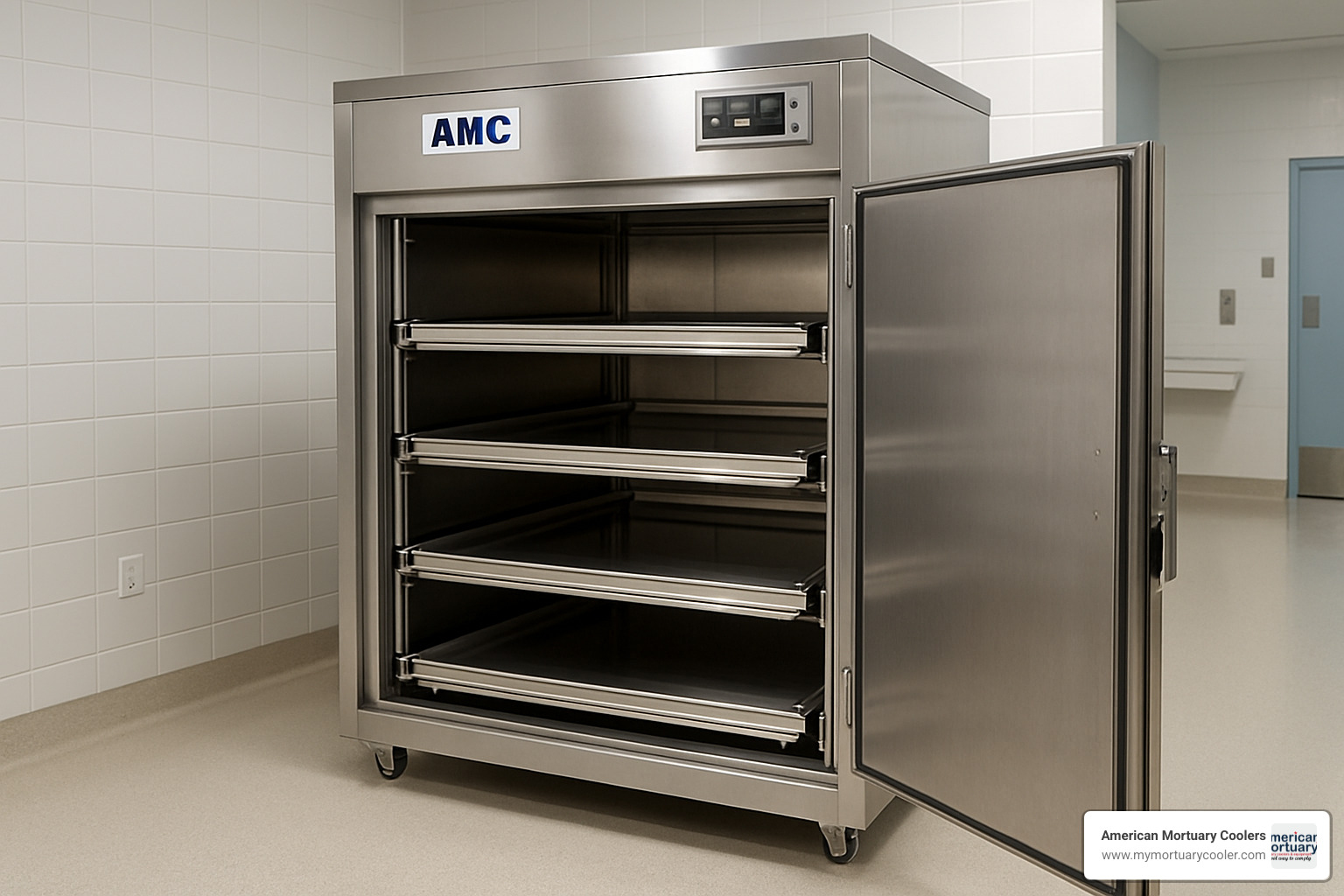 AMC Model 4BX 4 Body Mortuary Cooler - 4 Body Mortuary Cooler