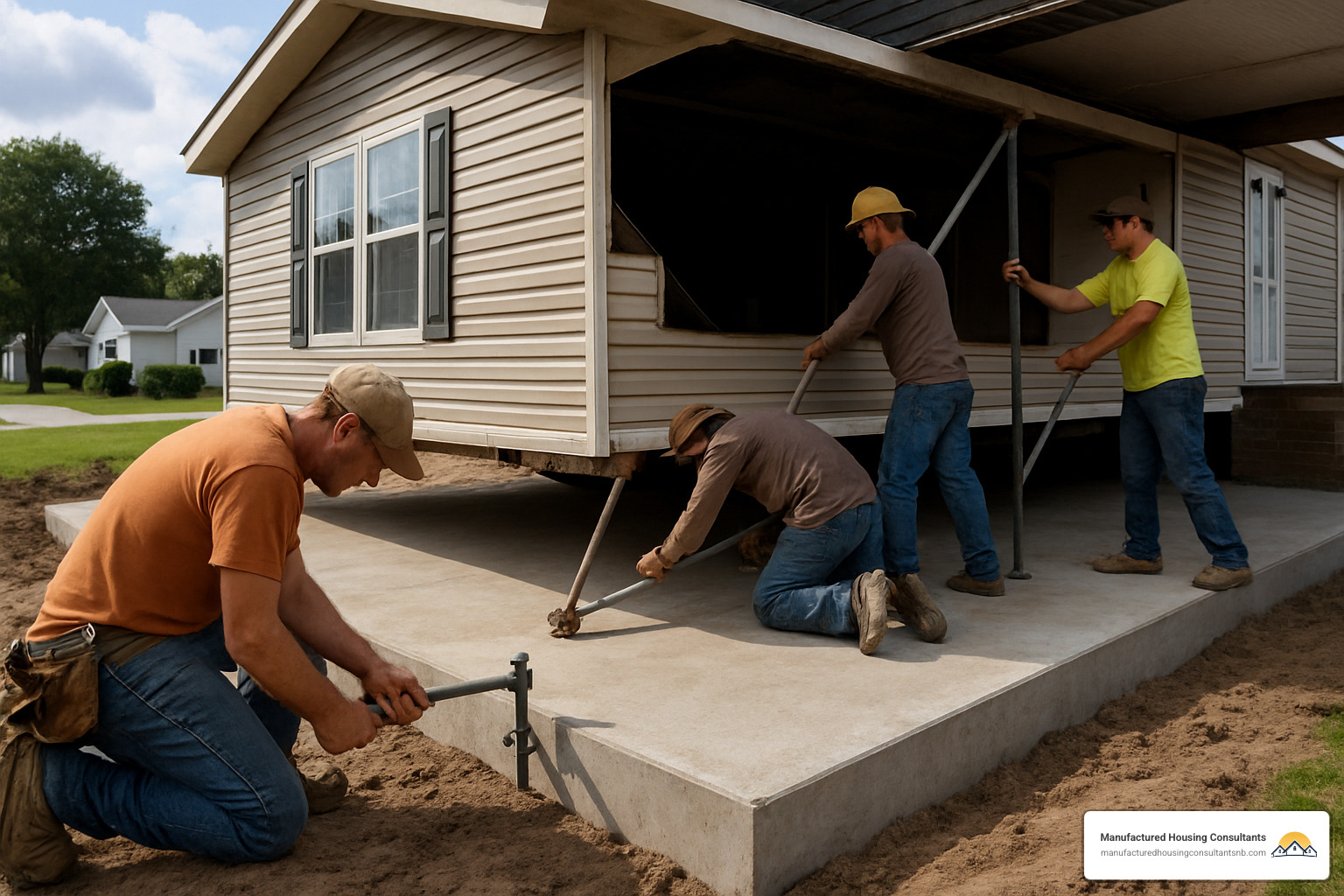 Permanent foundation installation for manufactured home - va loan rules for manufactured homes