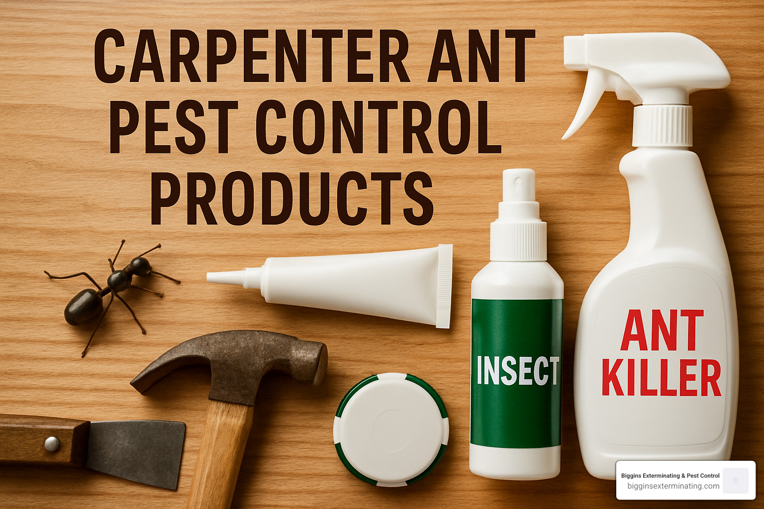 person applying perimeter spray around foundation - carpenter ant pest control products