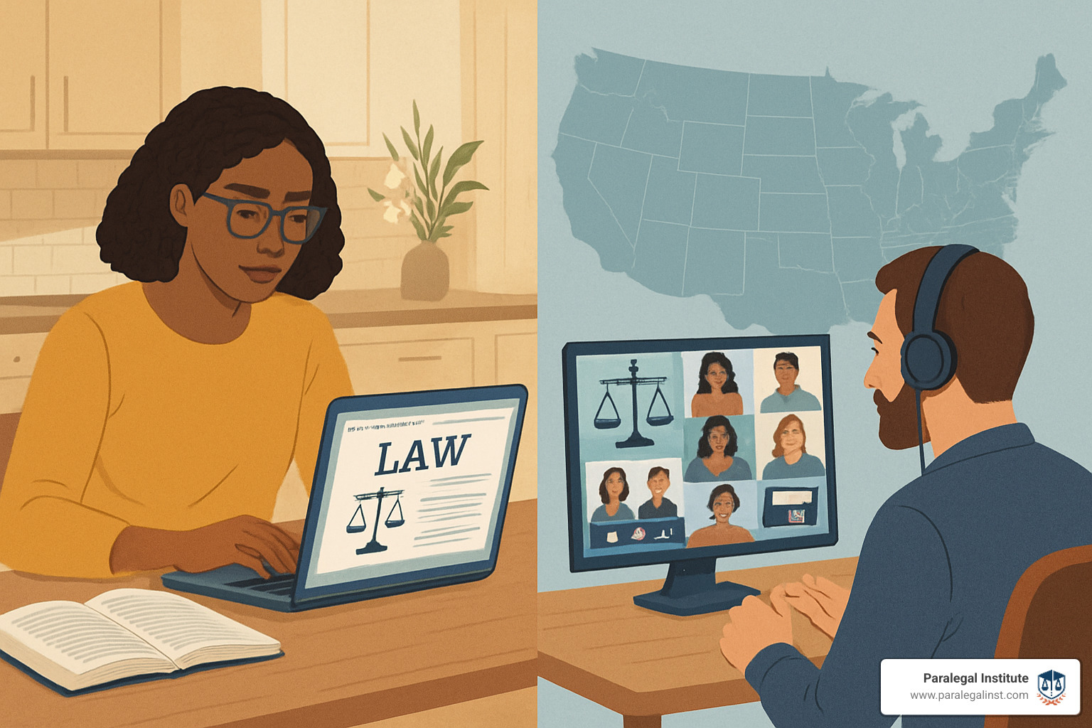 online legal education pathways - learning law online