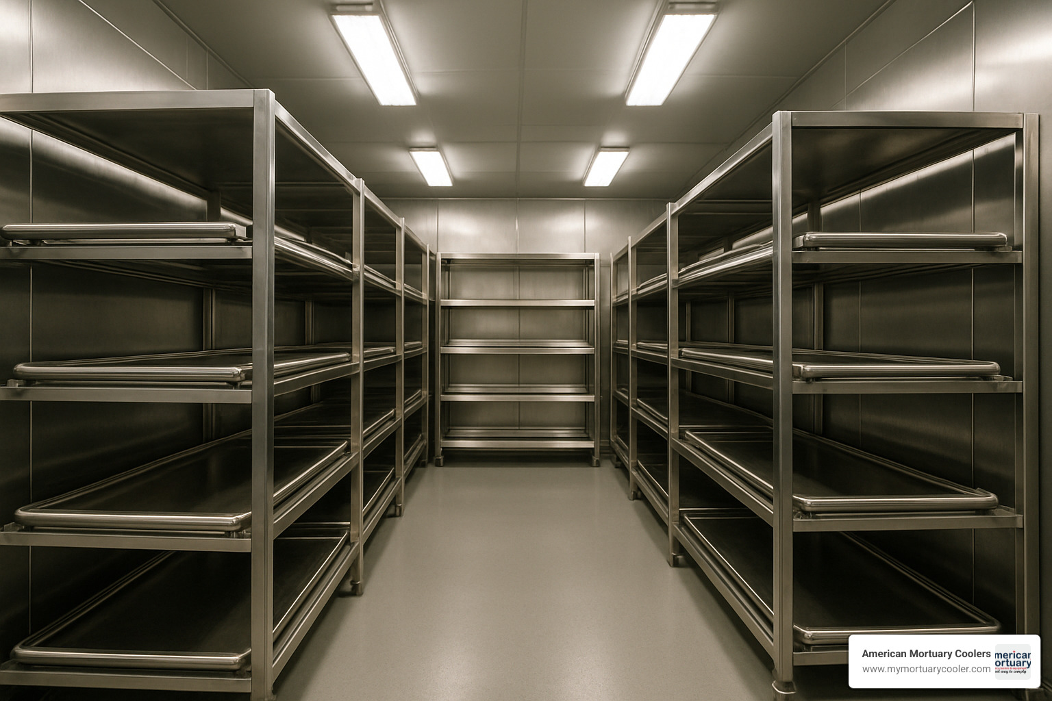 mortuary cooler interior rack system - 20x20mortuarycooler.com