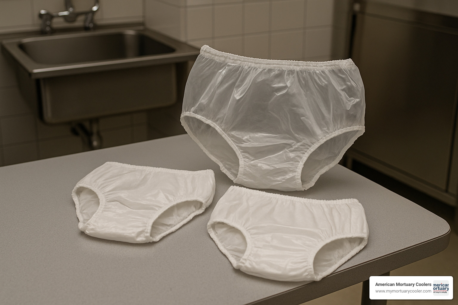 plastic undergarments for mortuary preparation - www.VischerFuneralSupplies.com