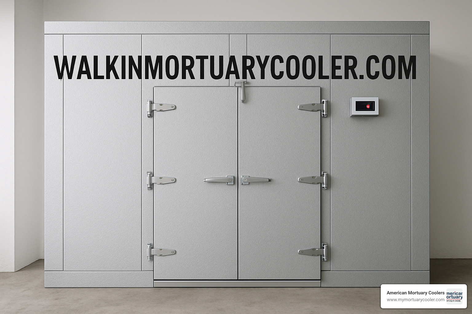 mortuary cooler customization options - walkinmortuarycooler.com