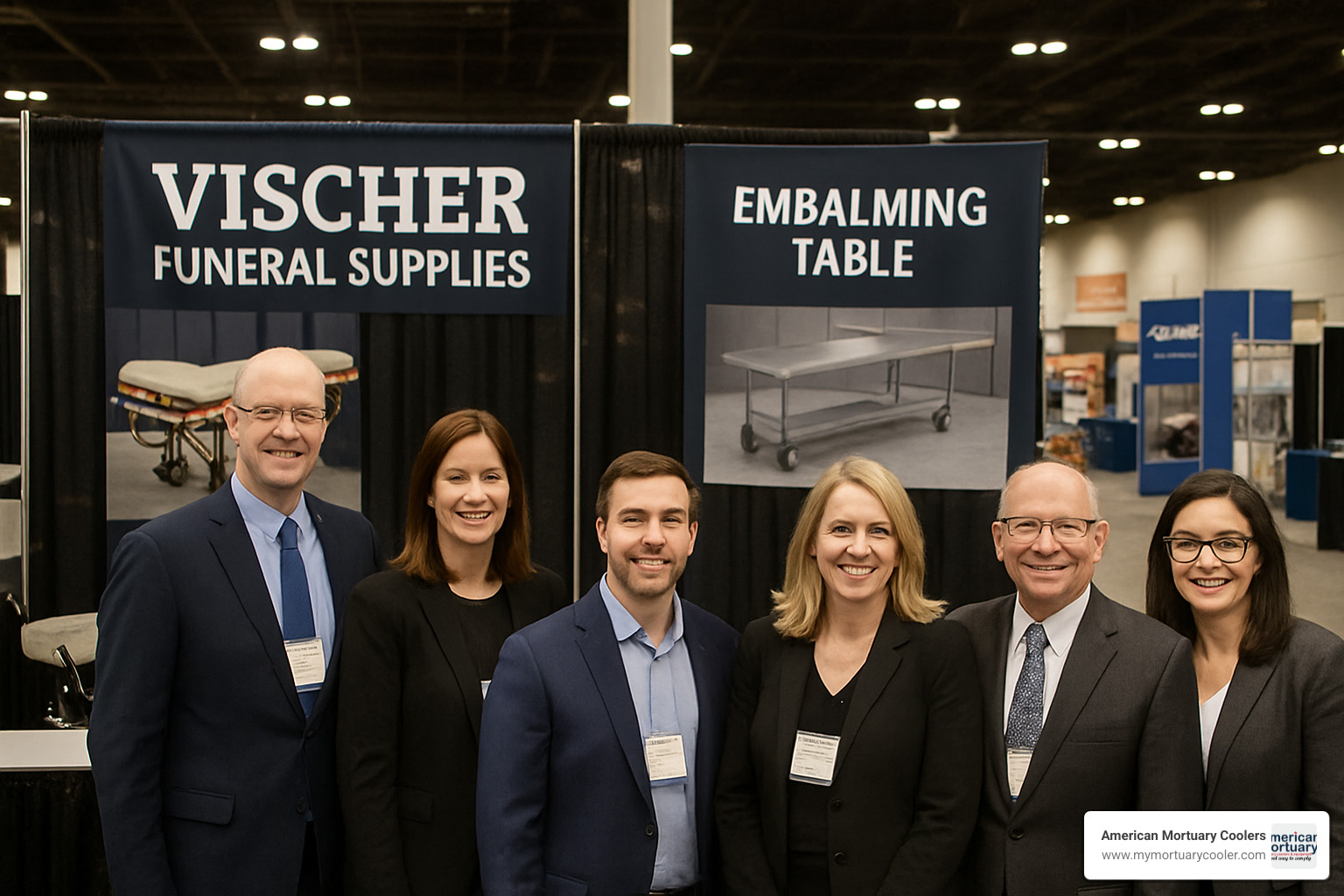 Vischer Funeral Supplies team at industry convention - www.VischerFuneralSupplies.com