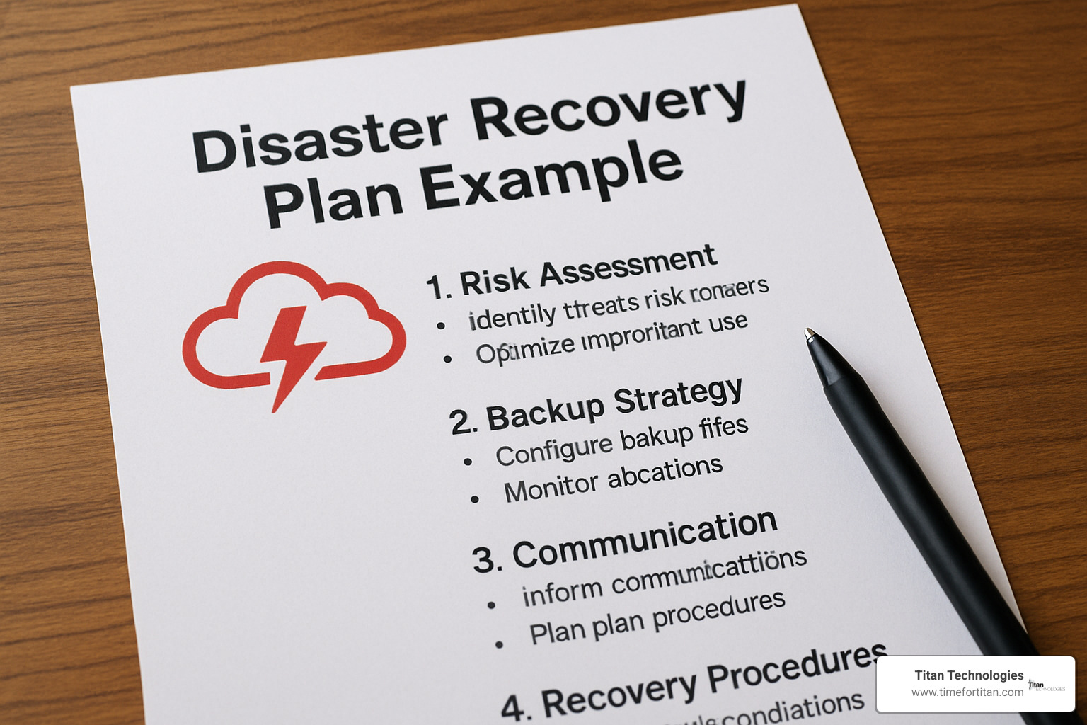 Team conducting a disaster recovery drill with multiple screens showing system status - disaster recovery plan example