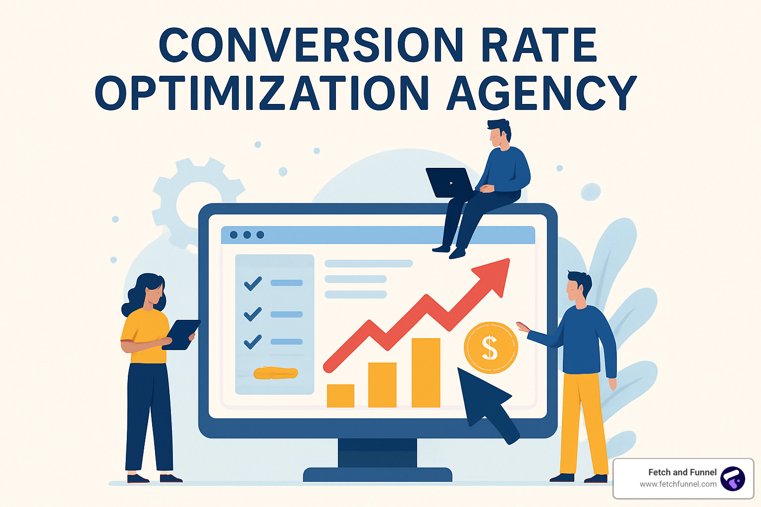 High-converting landing page with annotated conversion elements - Conversion rate optimization agency