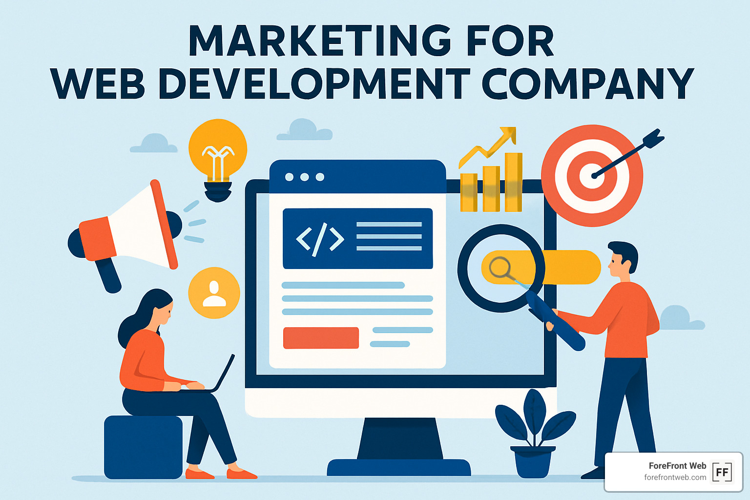 Multi-channel marketing dashboard for web development agency - marketing for web development company