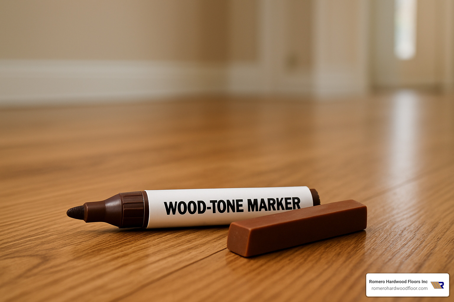 hardwood floor scratch repair kit with marker and wax stick - Wooden floor maintenance tips