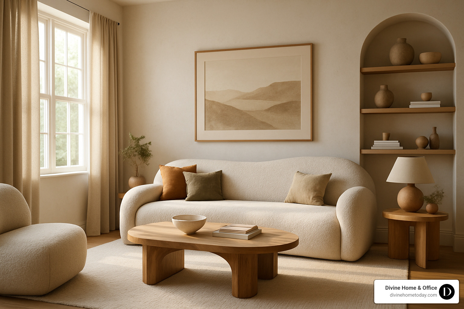 3D rendering of a custom living room design - custom home furniture store