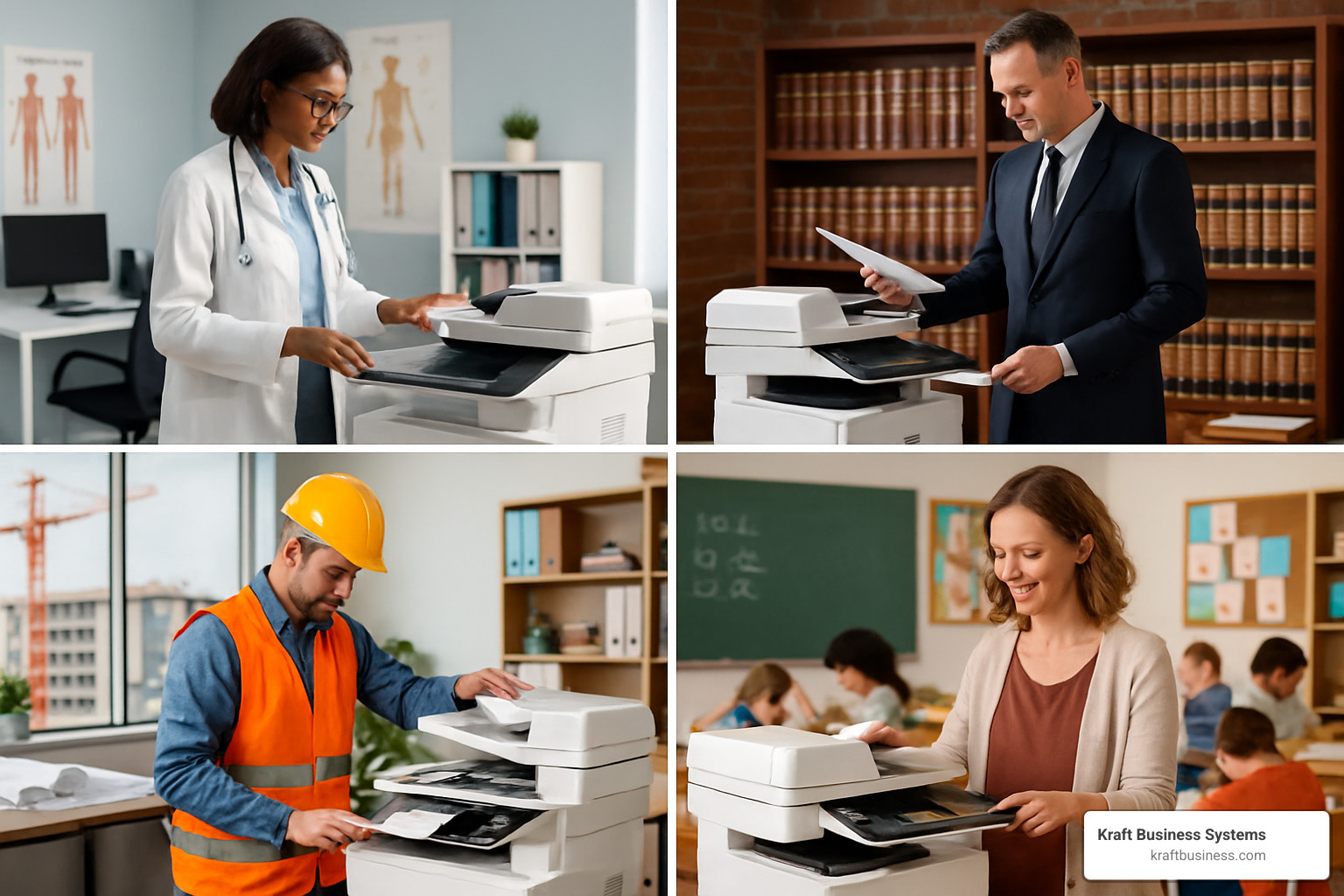 various business types using copiers - copier leasing companies near me