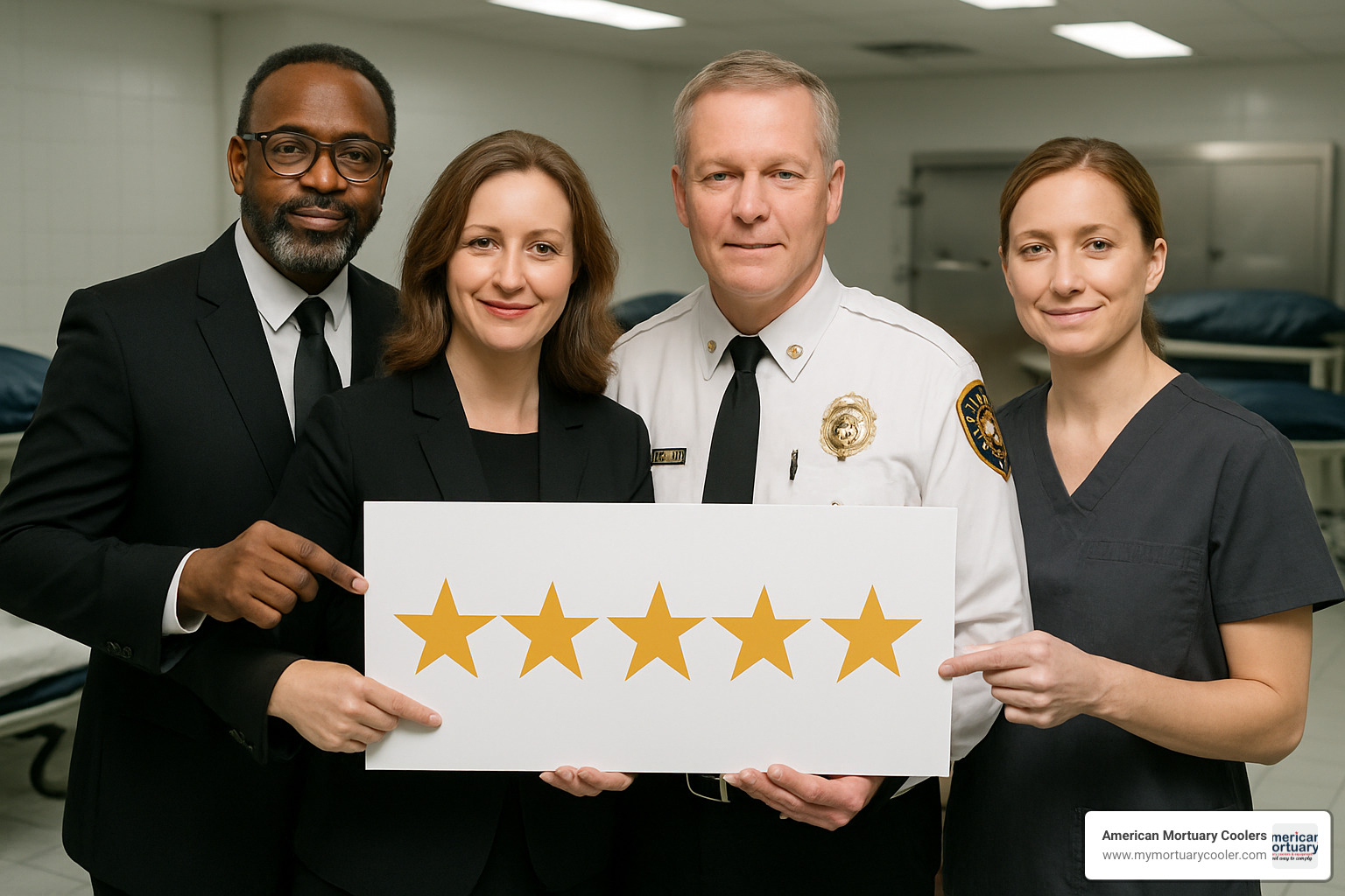5-star customer reviews from mortuary professionals - body bags dead www.medical-stretcher.com