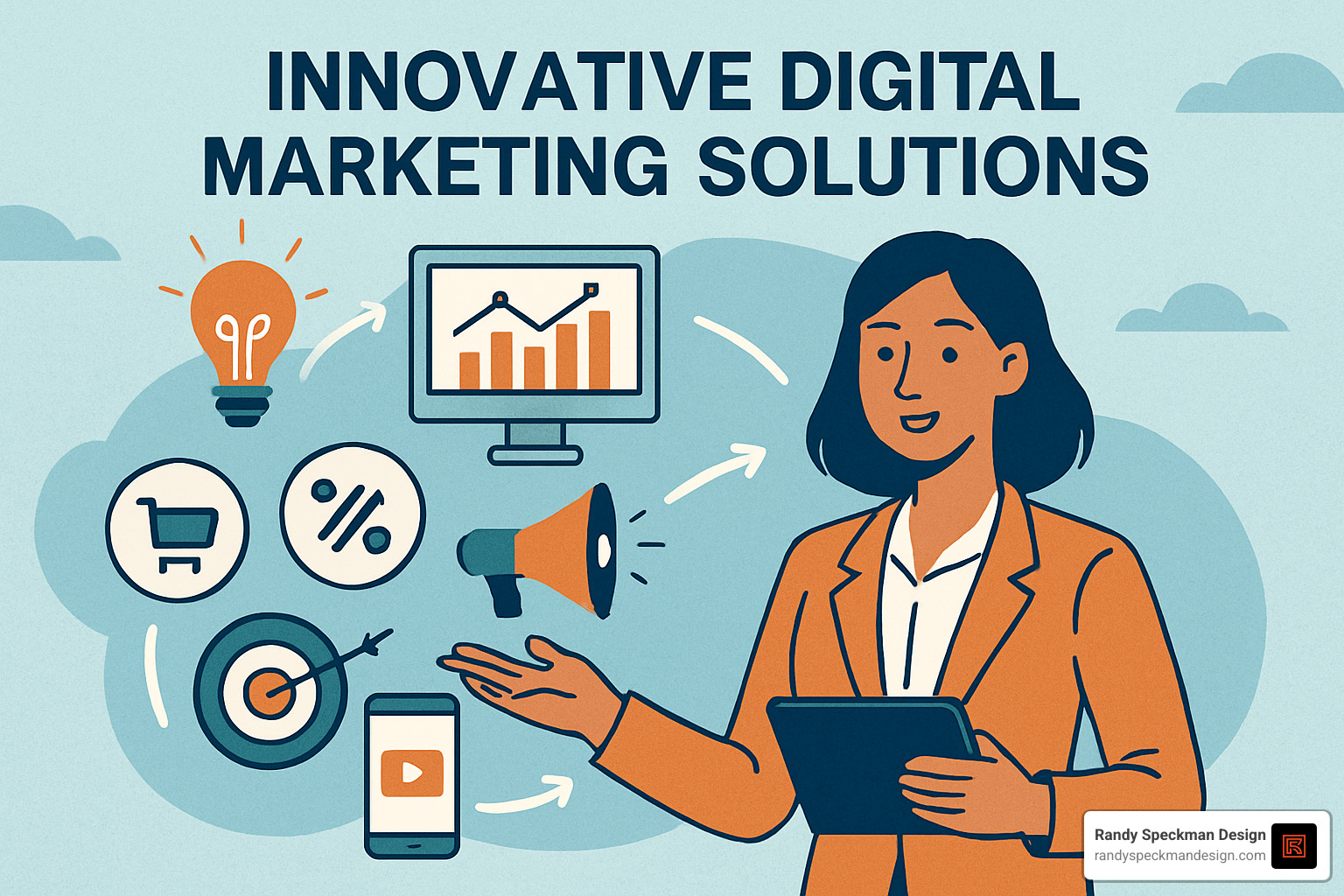 Video marketing interface with interactive overlay elements - Innovative digital marketing solutions