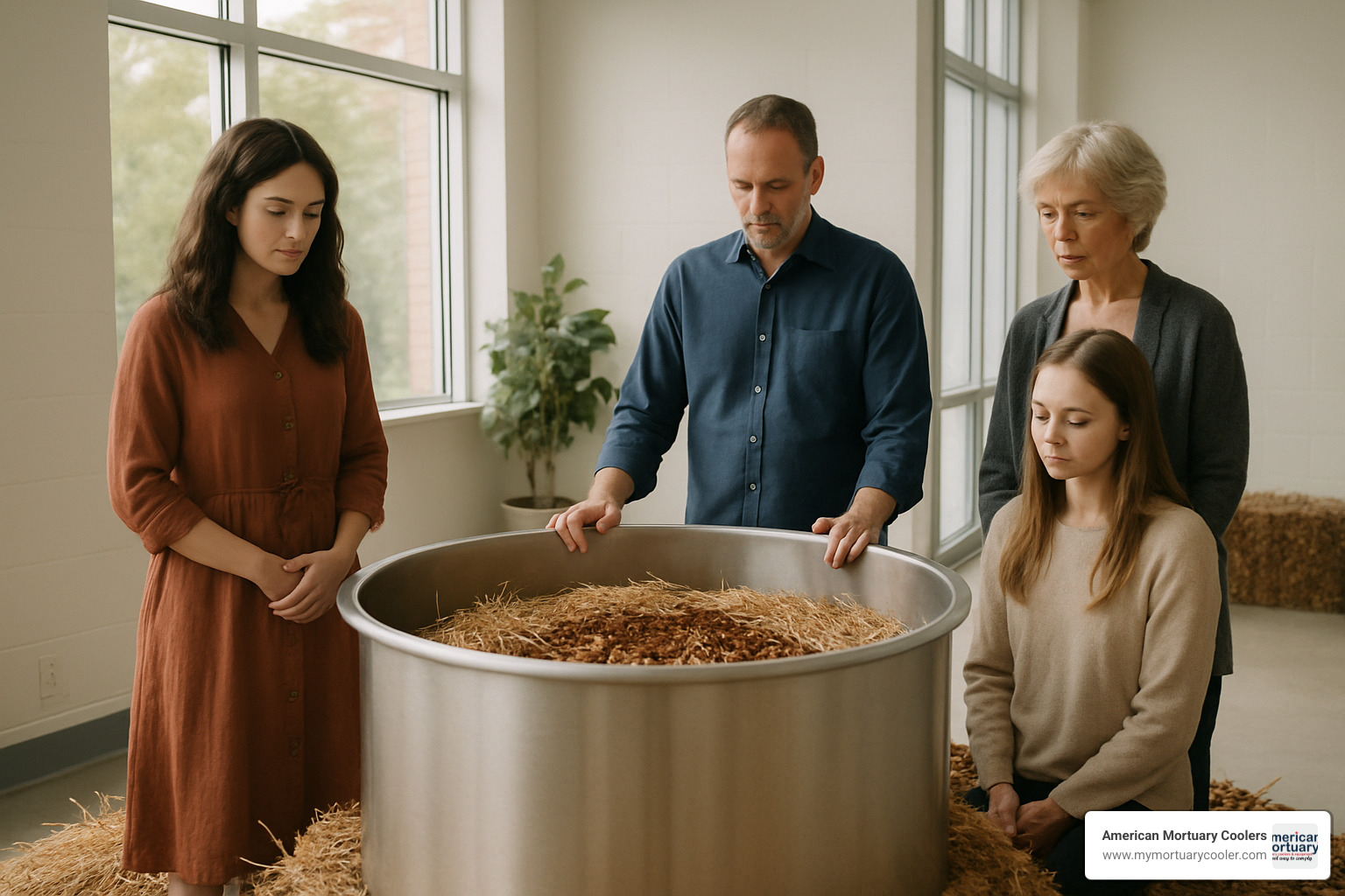 laying-in ceremony for human composting - what is human composting www.funeralcoolers.com