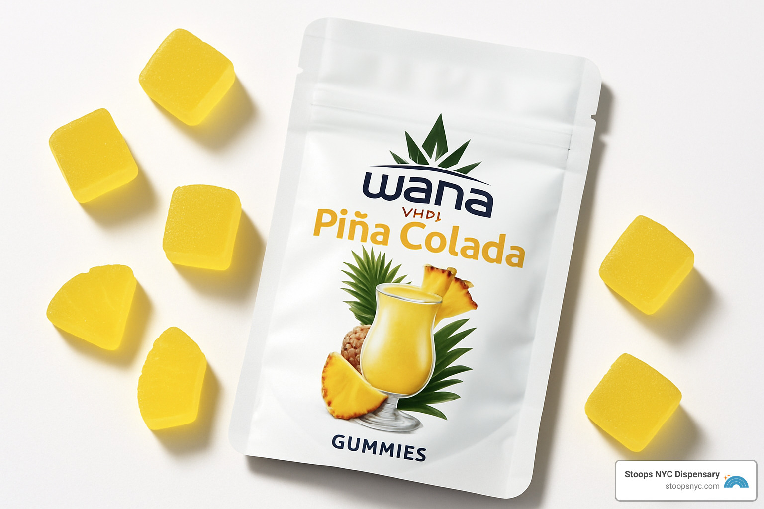 Pina Colada Wana Quick gummies - wana edibles Pina Colada Wana Quick gummies - wana edibles
