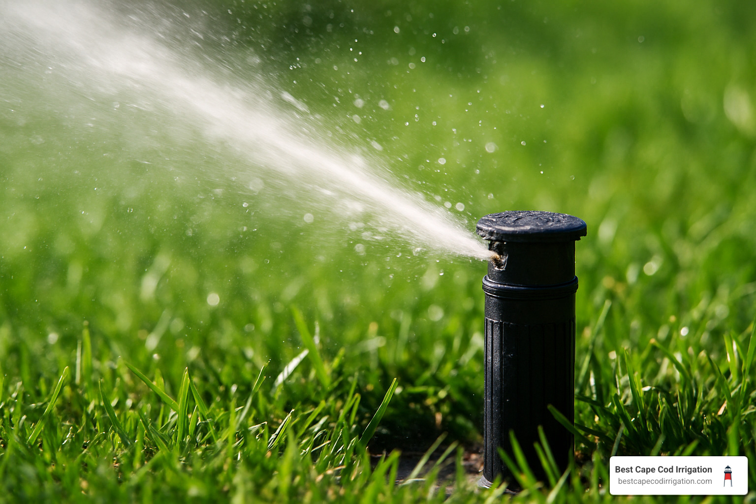 Zone purging with fine mist from sprinkler heads - opening sprinkler system in spring