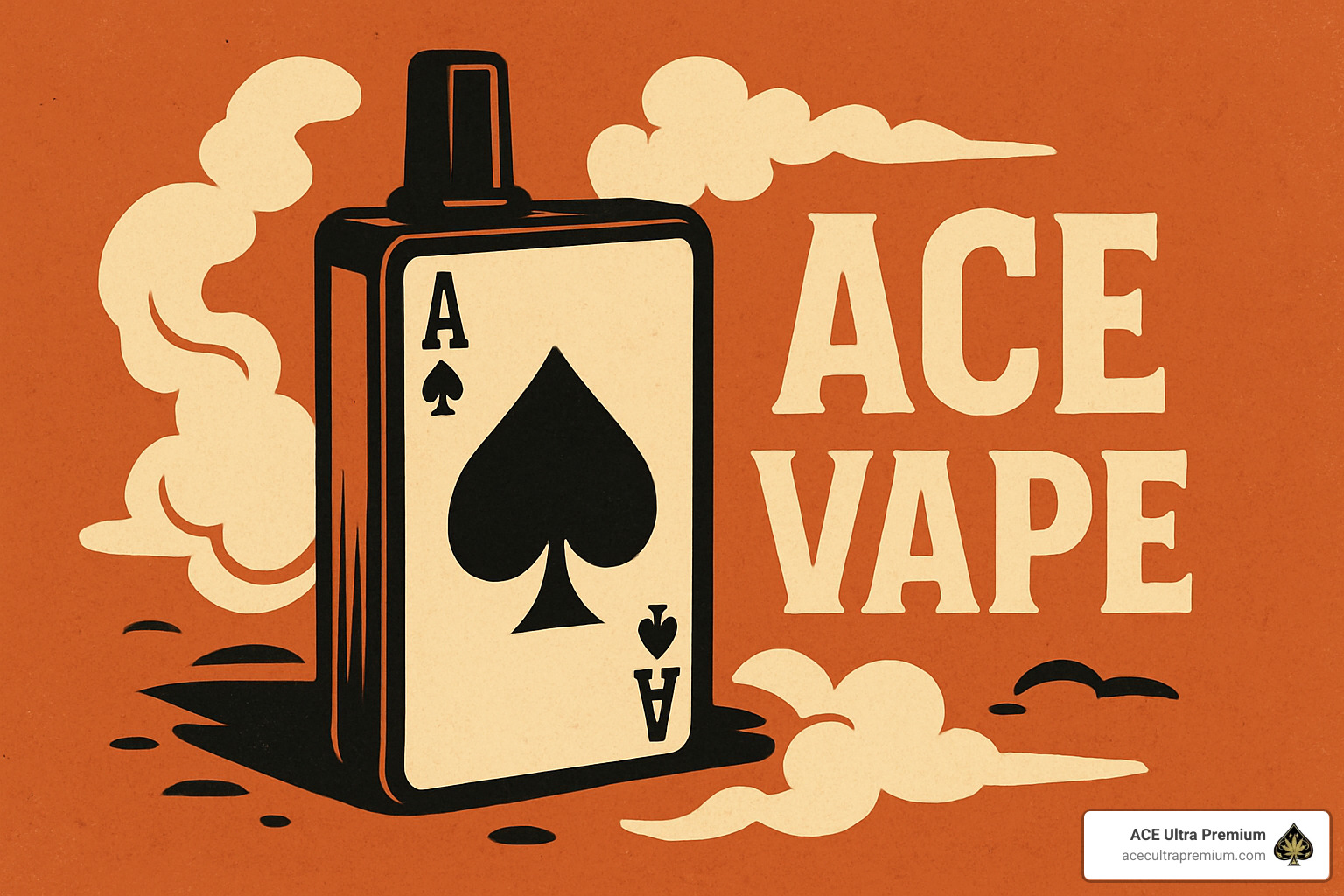 storefront with delivery van - ace vape