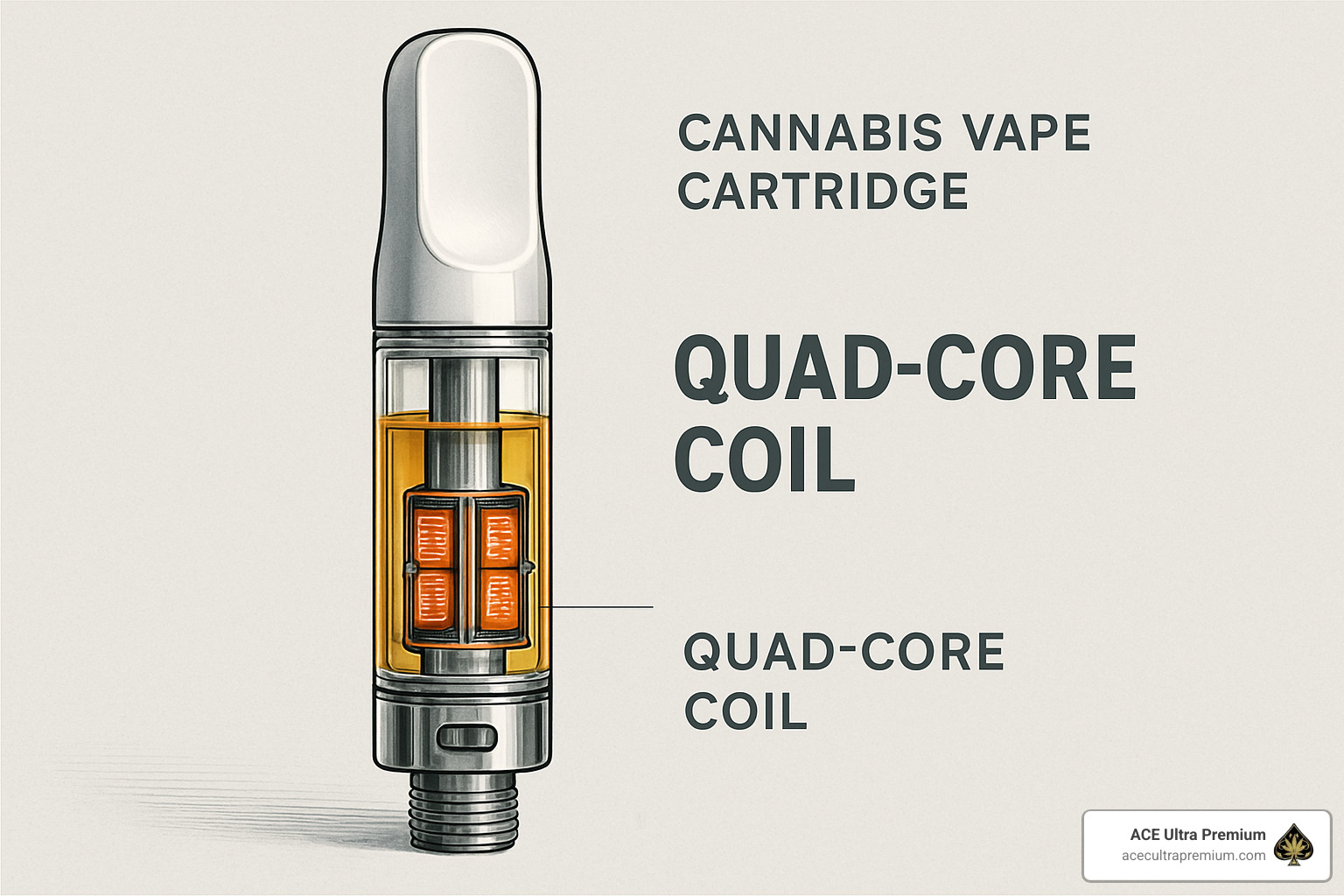 Quad-core coil technology inside Ace Premium Cart - ace premium cart Quad-core coil technology inside Ace Premium Cart - ace premium cart