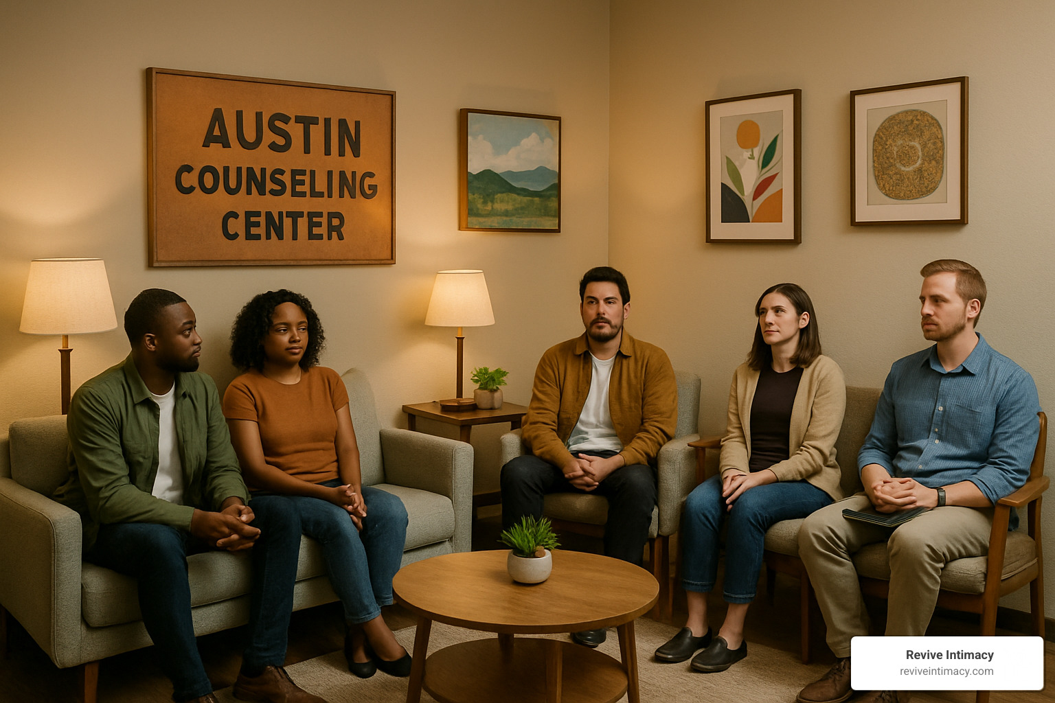 community counseling center waiting room in austin - marriage counseling in austin