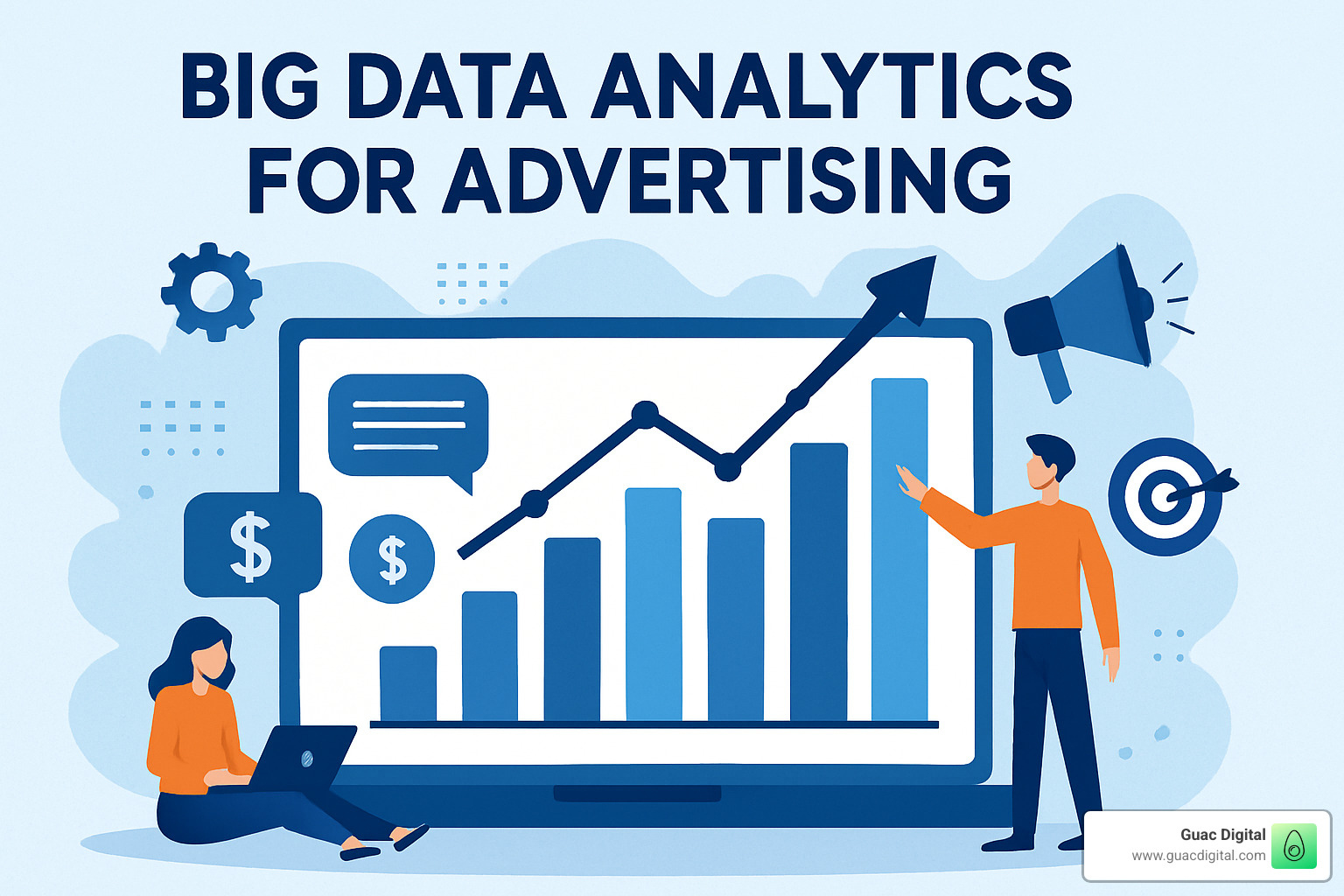 The data analytics skills gap showing demand vs. available talent for various roles including data scientists, engineers, and analysts - big data analytics for advertising