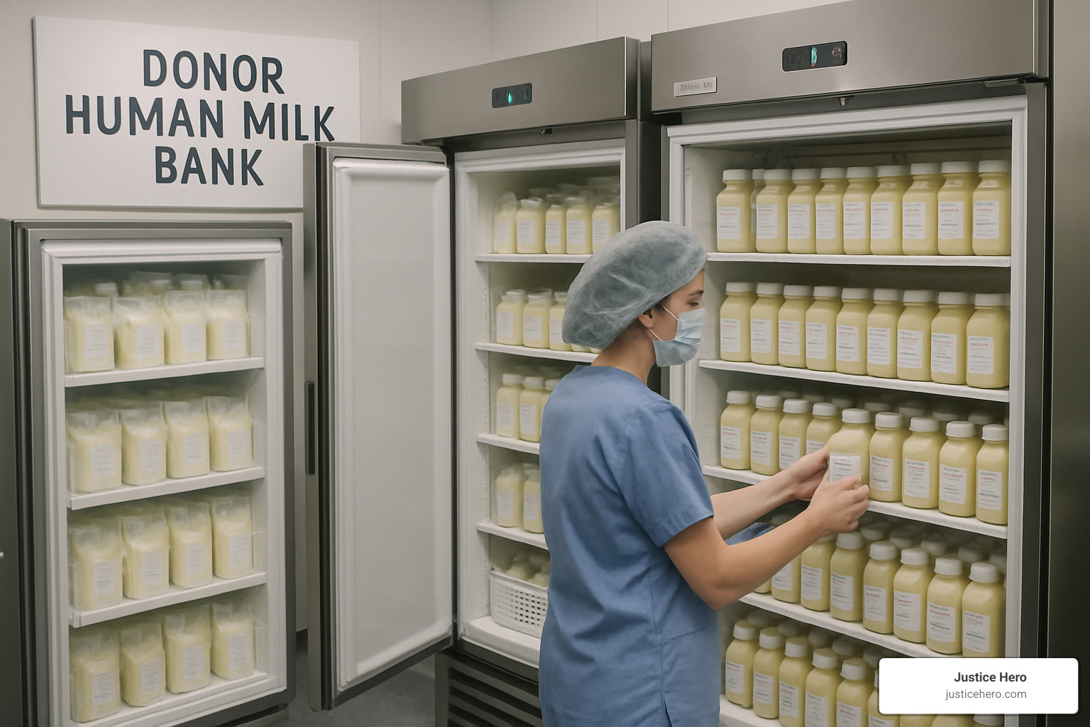 donor human milk bank storage for premature infants - NEC baby formula recall