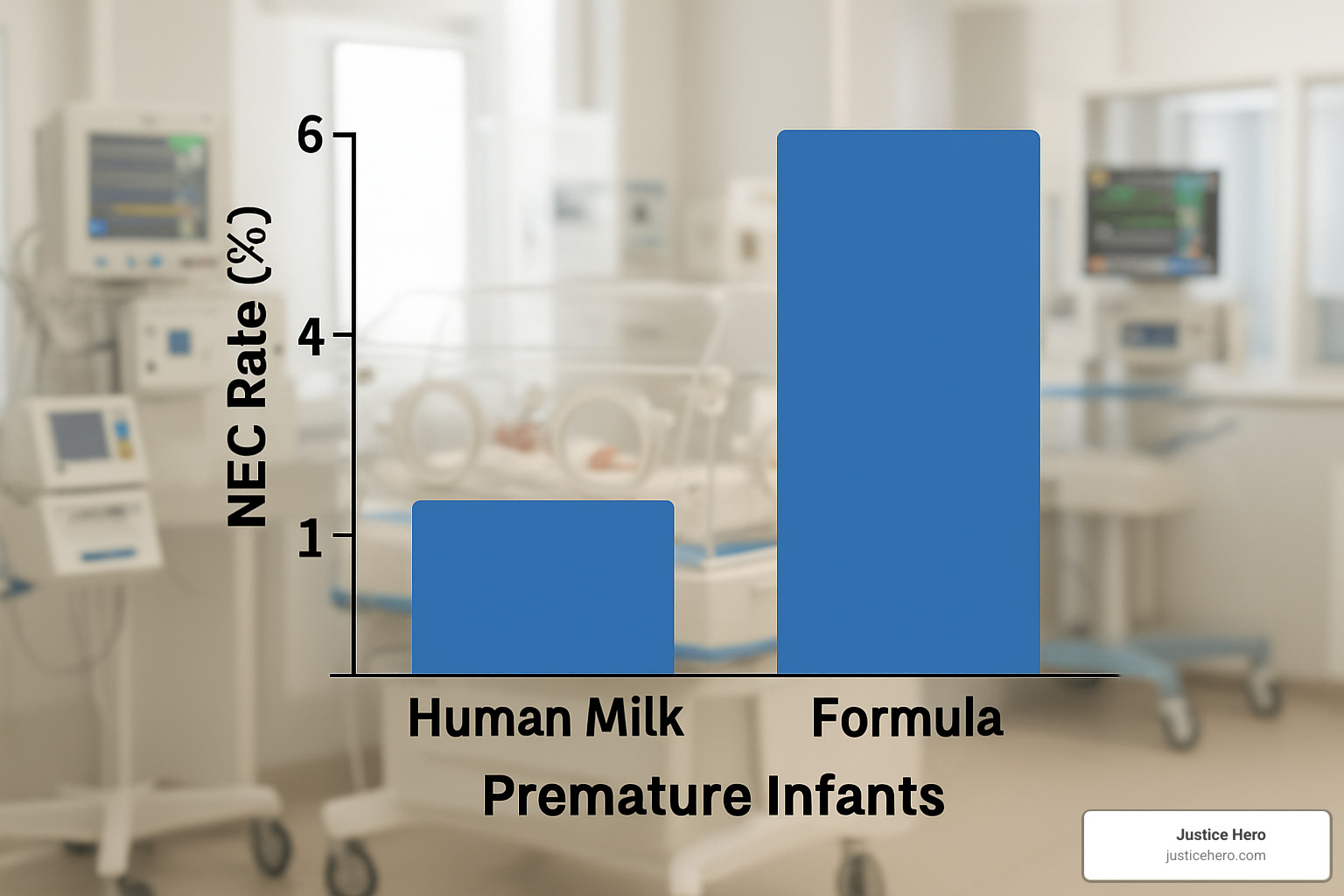 comparison of NEC rates between formula-fed and human milk-fed premature infants - NEC baby formula recall