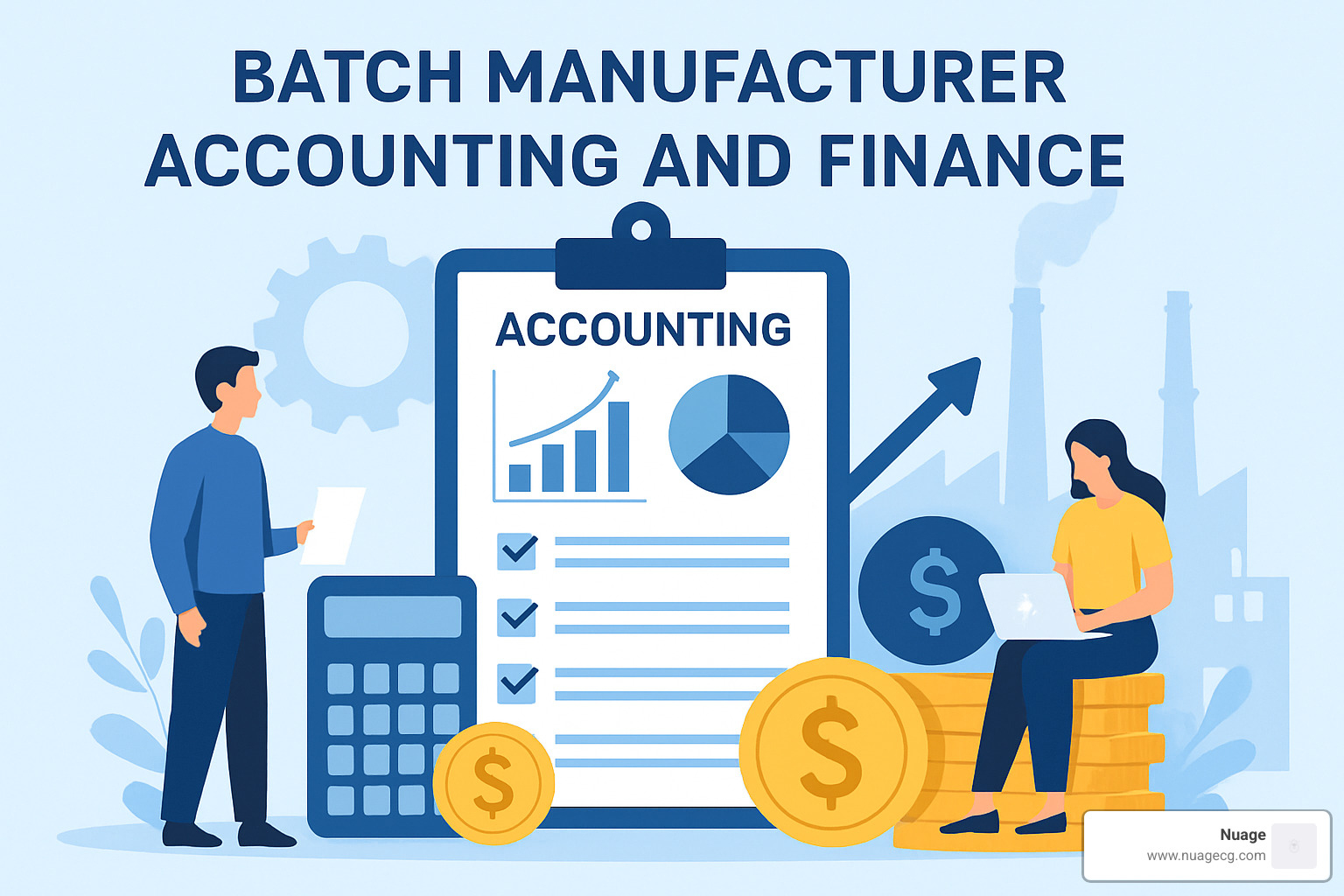 ERP system showing real-time WIP tracking - Batch Manufacturer Accounting and Finance