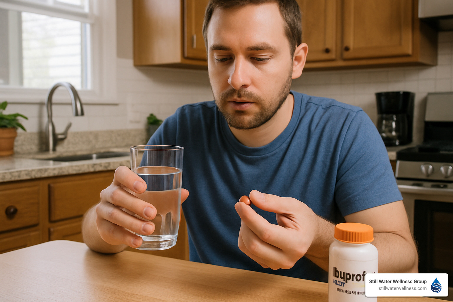 person taking ibuprofen with water - is ibuprofen an addictive drug