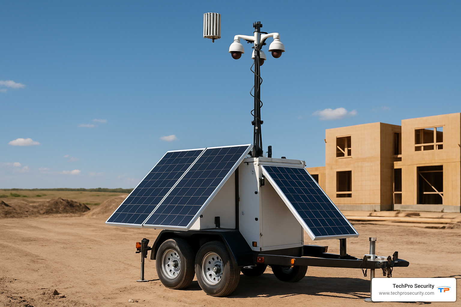 Mobile surveillance unit with solar panels and cellular connectivity for temporary or remote site monitoring - multi site video surveillance