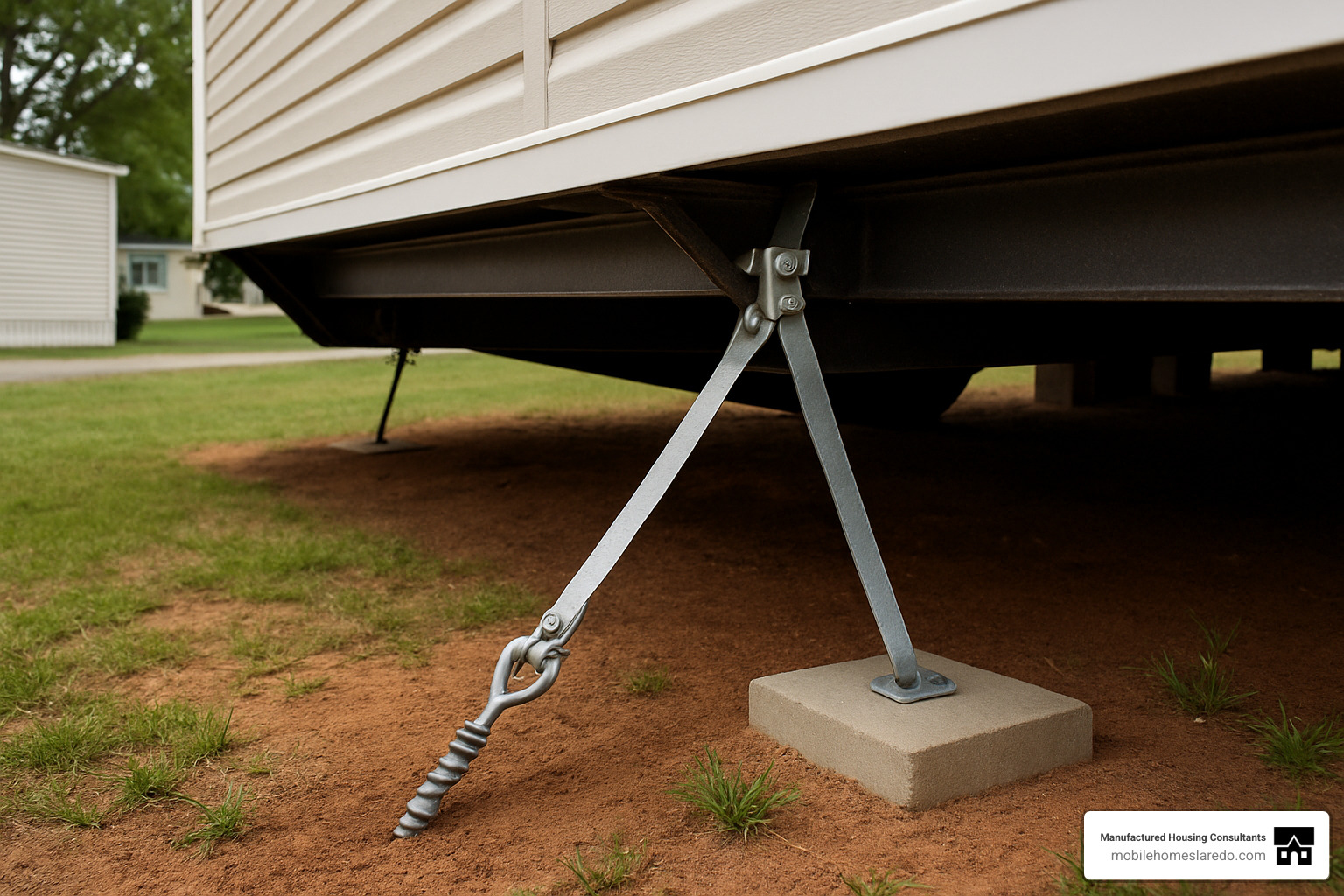 Proper chassis anchoring system for manufactured homes - best rated mobile home manufacturer Proper chassis anchoring system for manufactured homes - best rated mobile home manufacturer